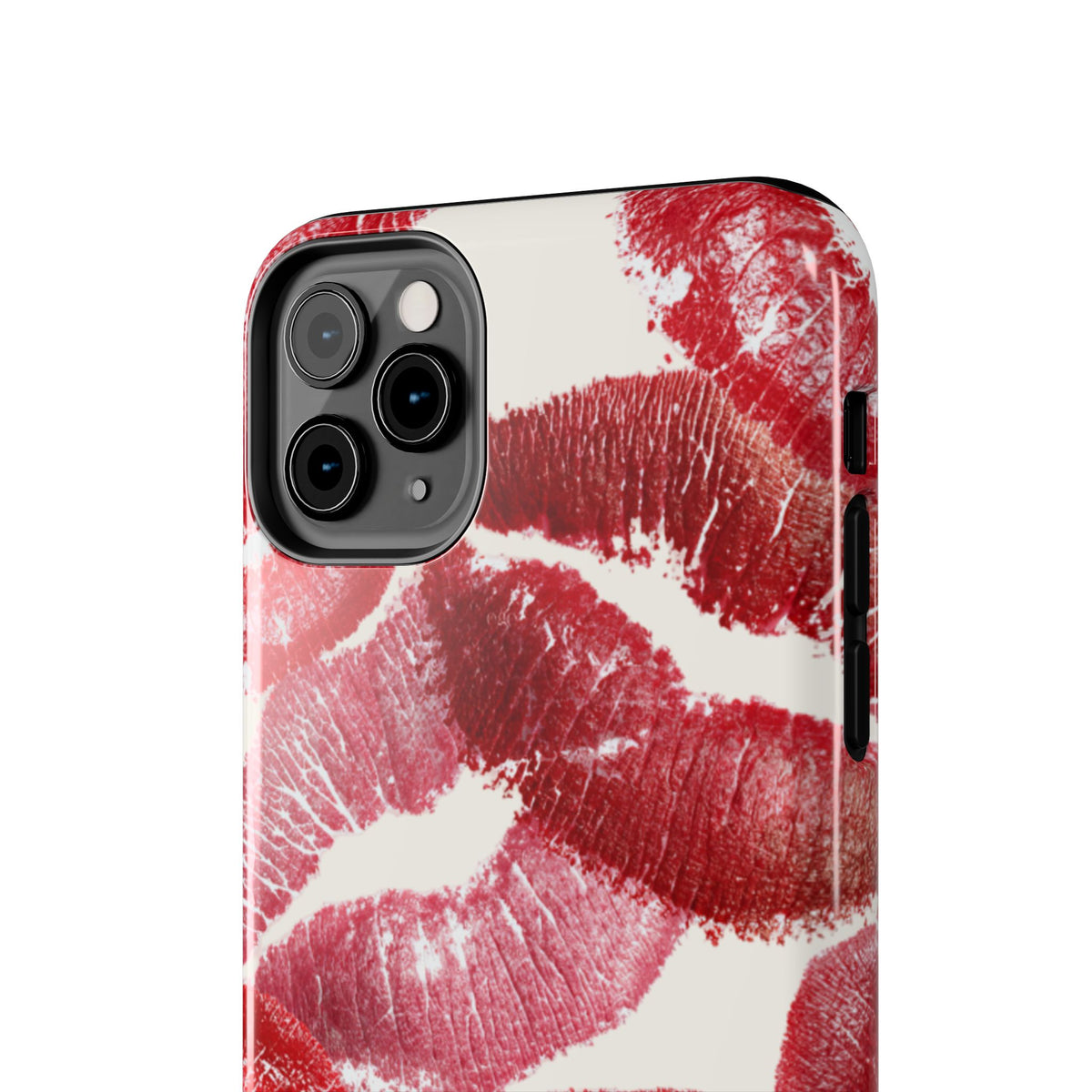 Red Lipstick Kiss Pattern Phone Case | Tough Phone Case
