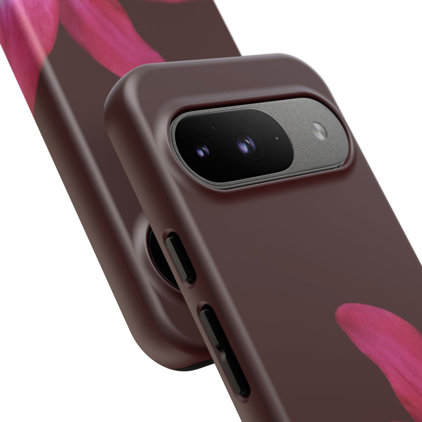Burgundy Lily Floral – Phone Case Tough Case