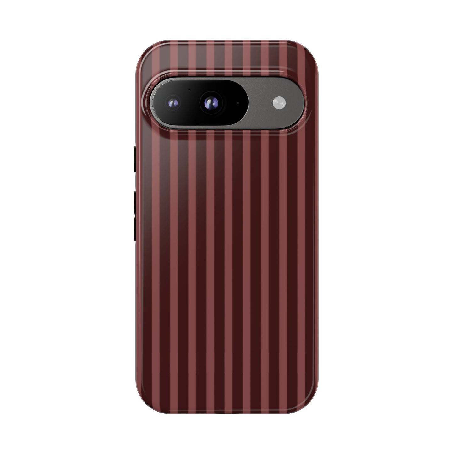 Striped Double Burgundy  — Tough Phone Case