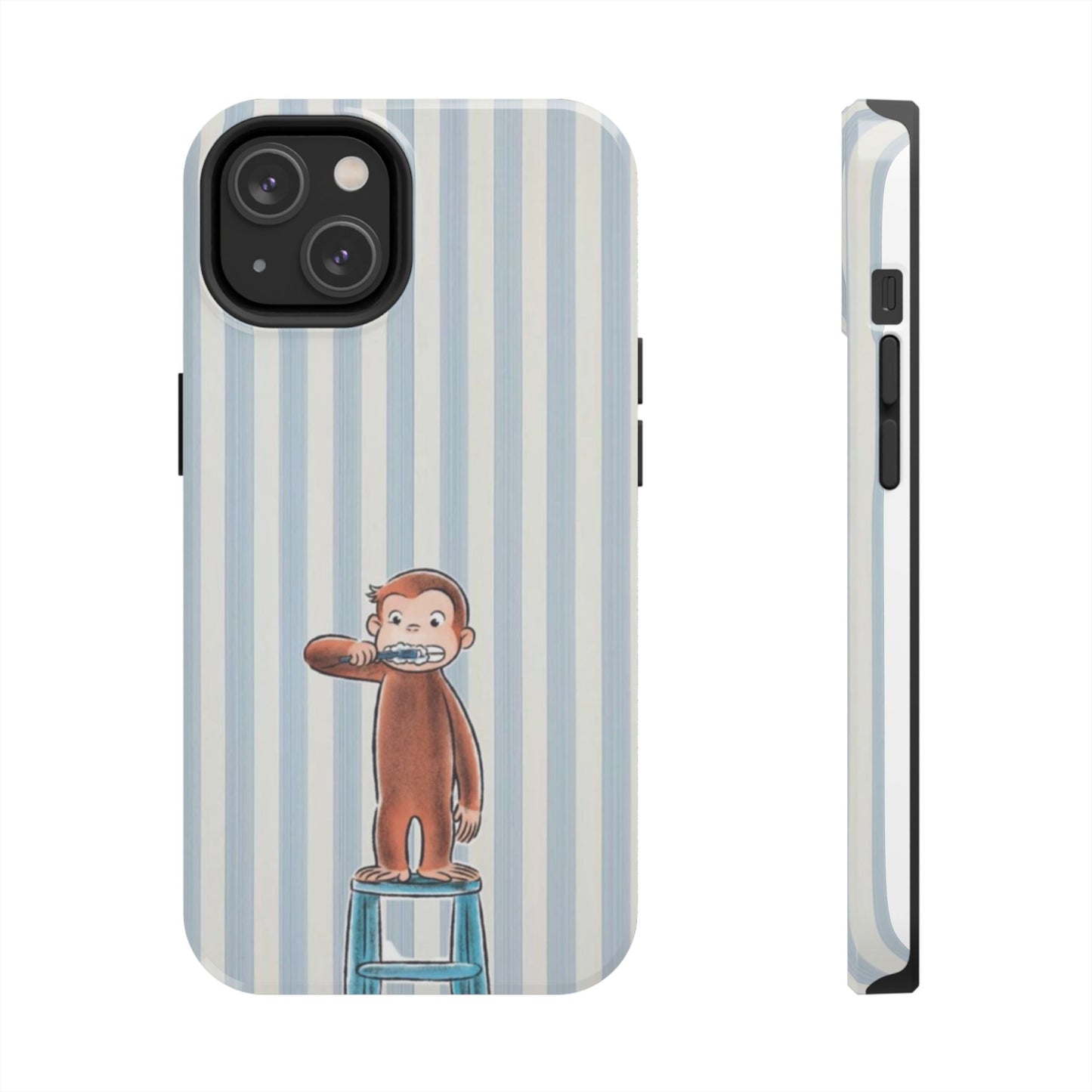 Curious George, Brushing Teeth — Monkey Brushing Tooth Tough Phone Case