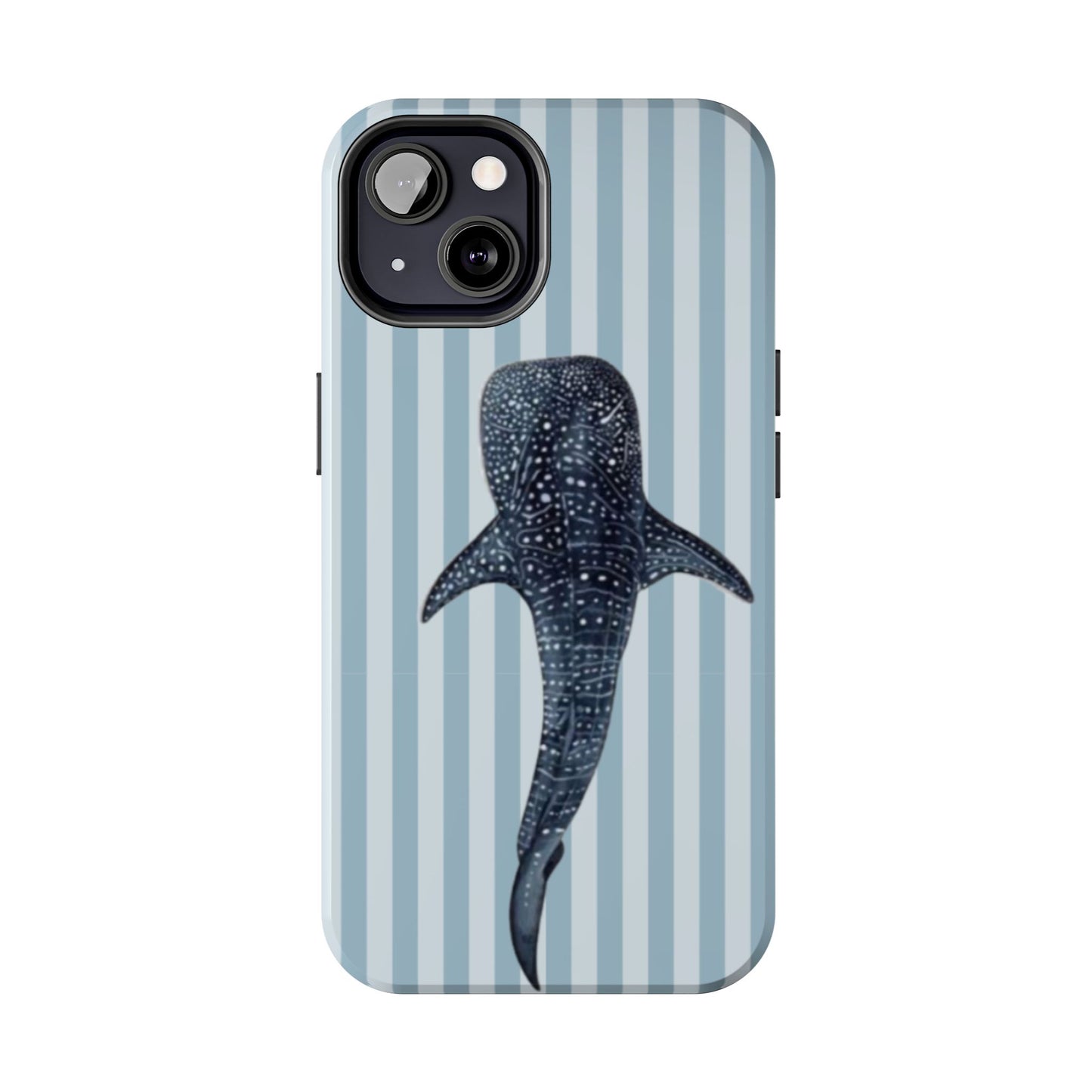 Deep Sea  — Blue Striped Tough Protective Cover