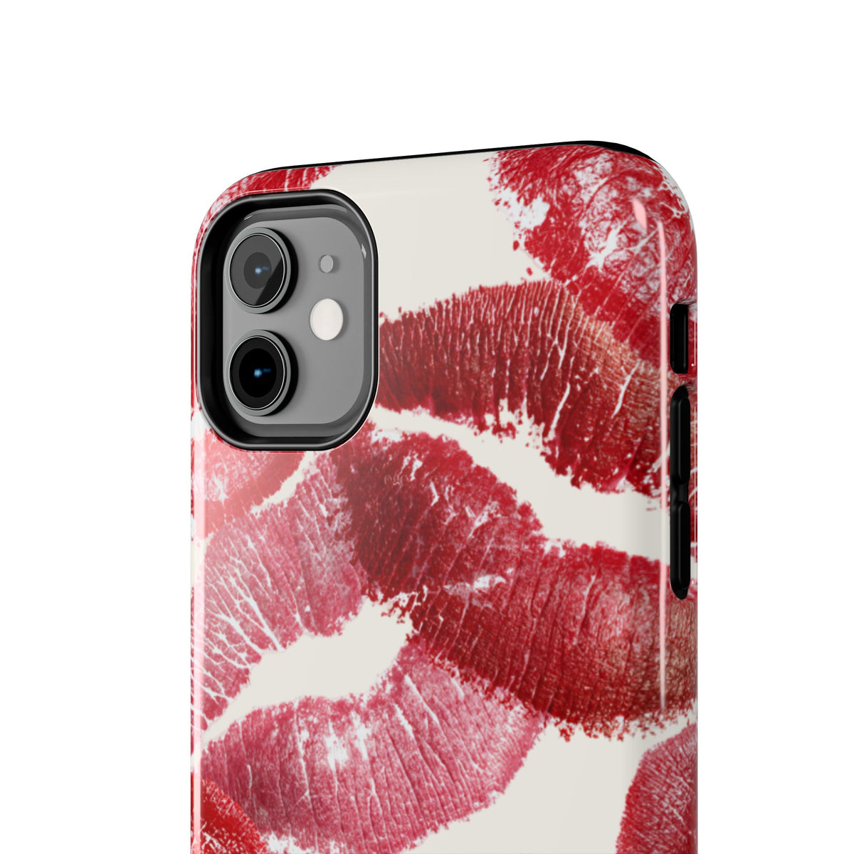 Red Lipstick Kiss Pattern Phone Case | Tough Phone Case