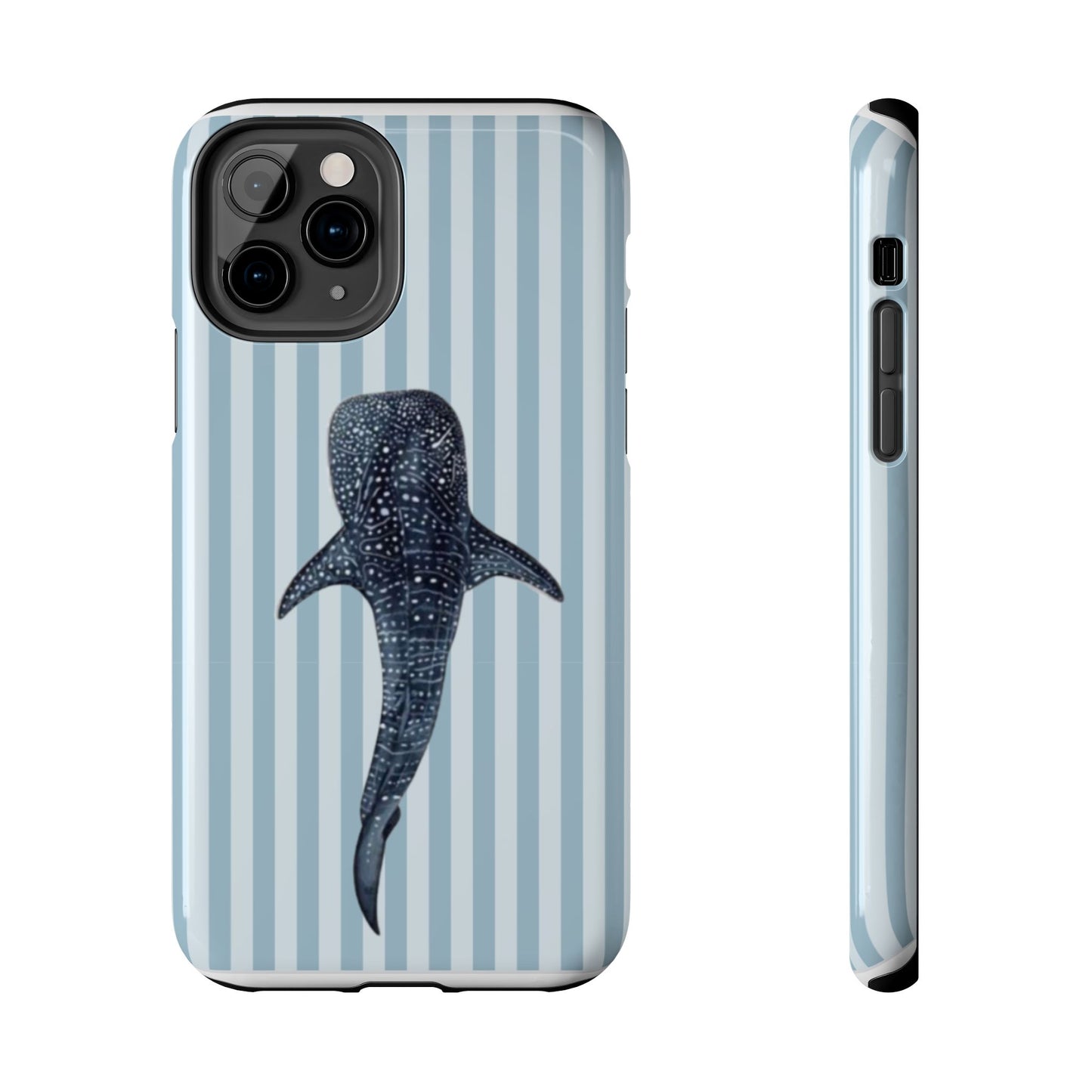 Deep Sea  — Blue Striped Tough Protective Cover