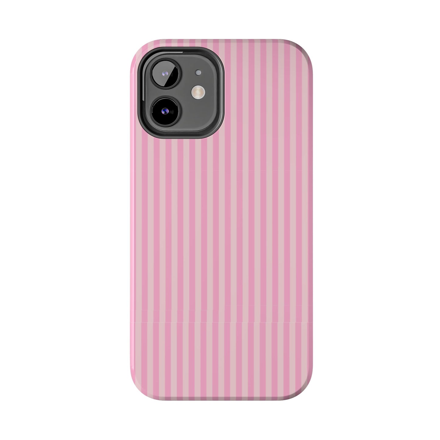 Pretty In Pink  – Pink Vertical Stripe Tough Phone Case