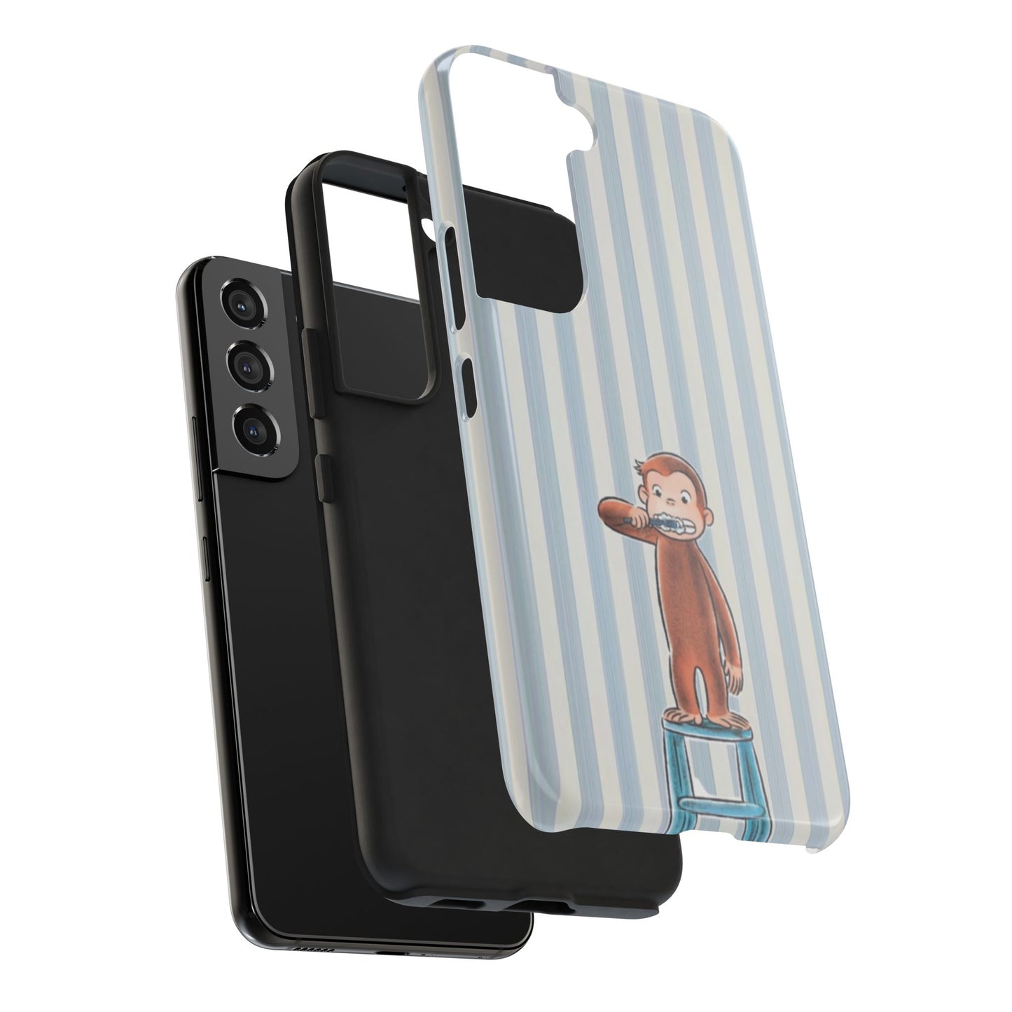Curious George, Brushing Teeth — Monkey Brushing Tooth Tough Phone Case