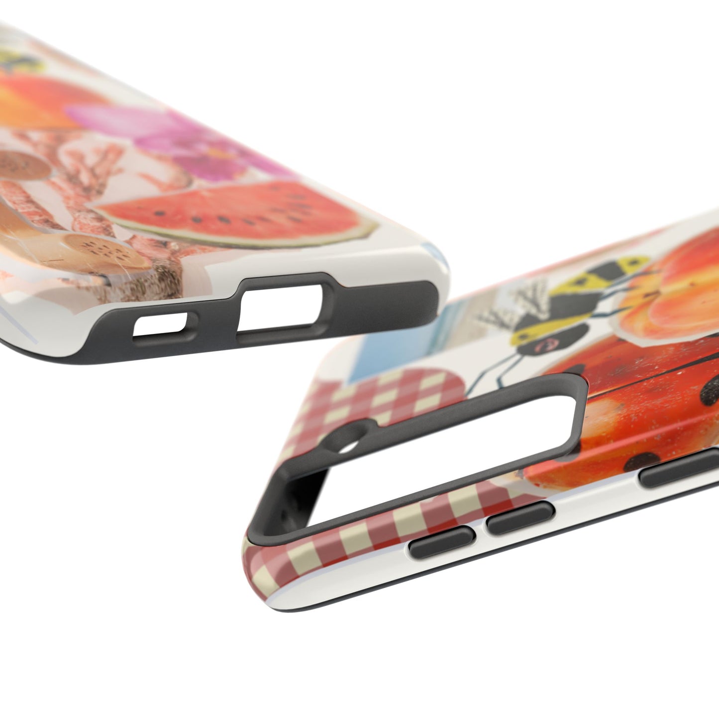 The farmers Market — Floral Fruit Collage Tough Phone Case