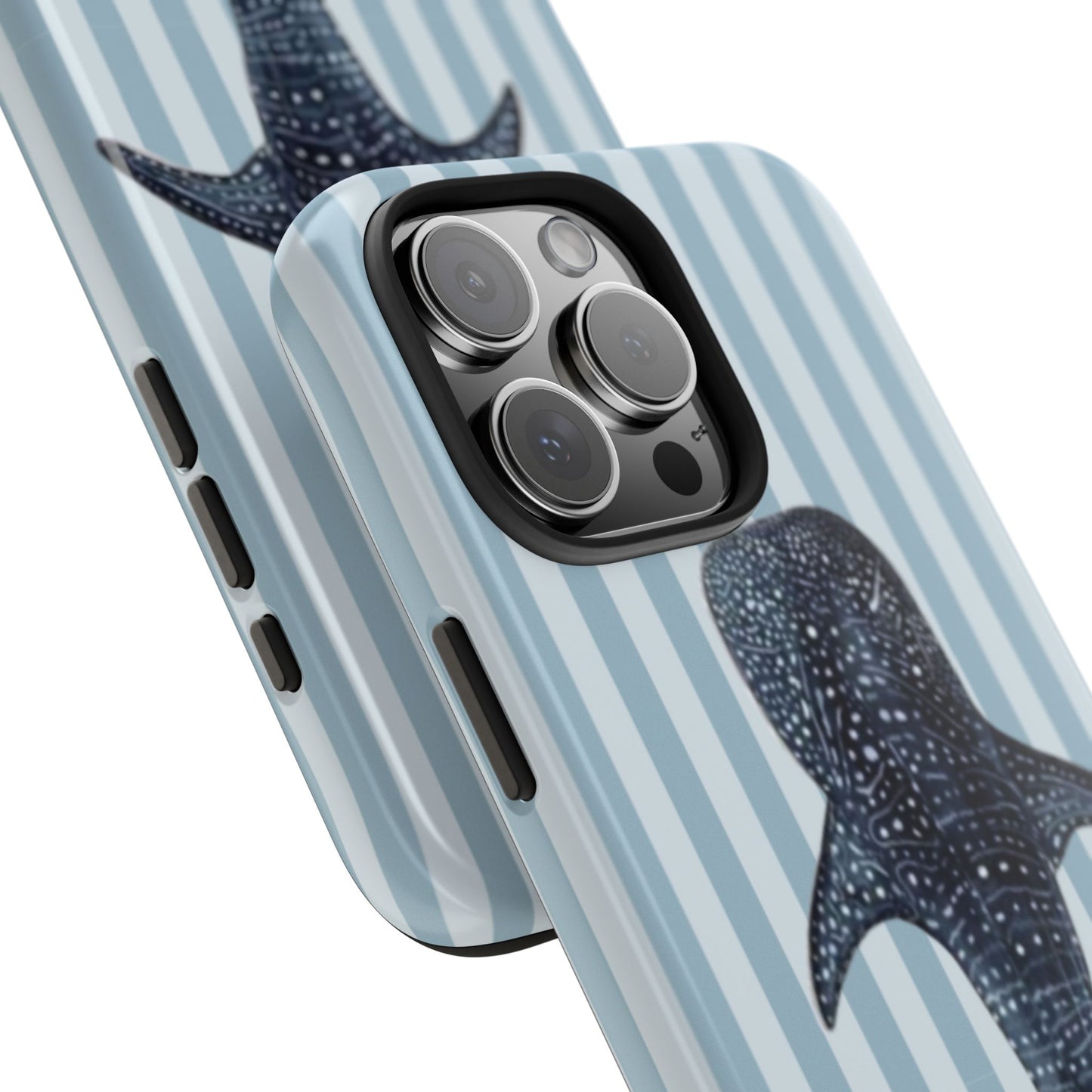 Deep Sea  — Blue Striped Tough Protective Cover