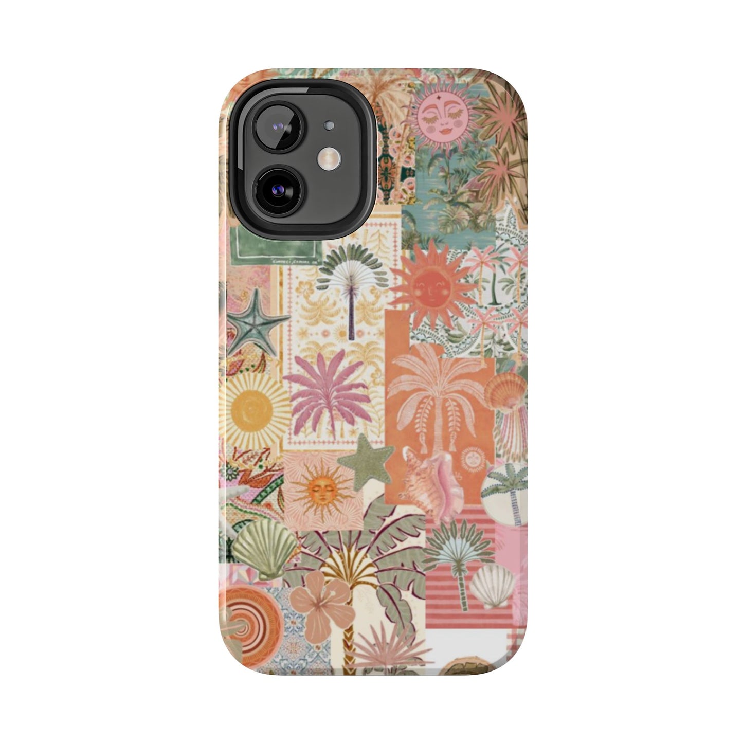 Girls Just Wanna Have Fun! — Tough Phone Case  Retro Tropical Collage iPhone Case