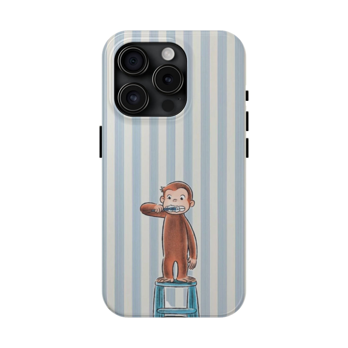 Curious George, Brushing Teeth — Monkey Brushing Tooth Tough Phone Case