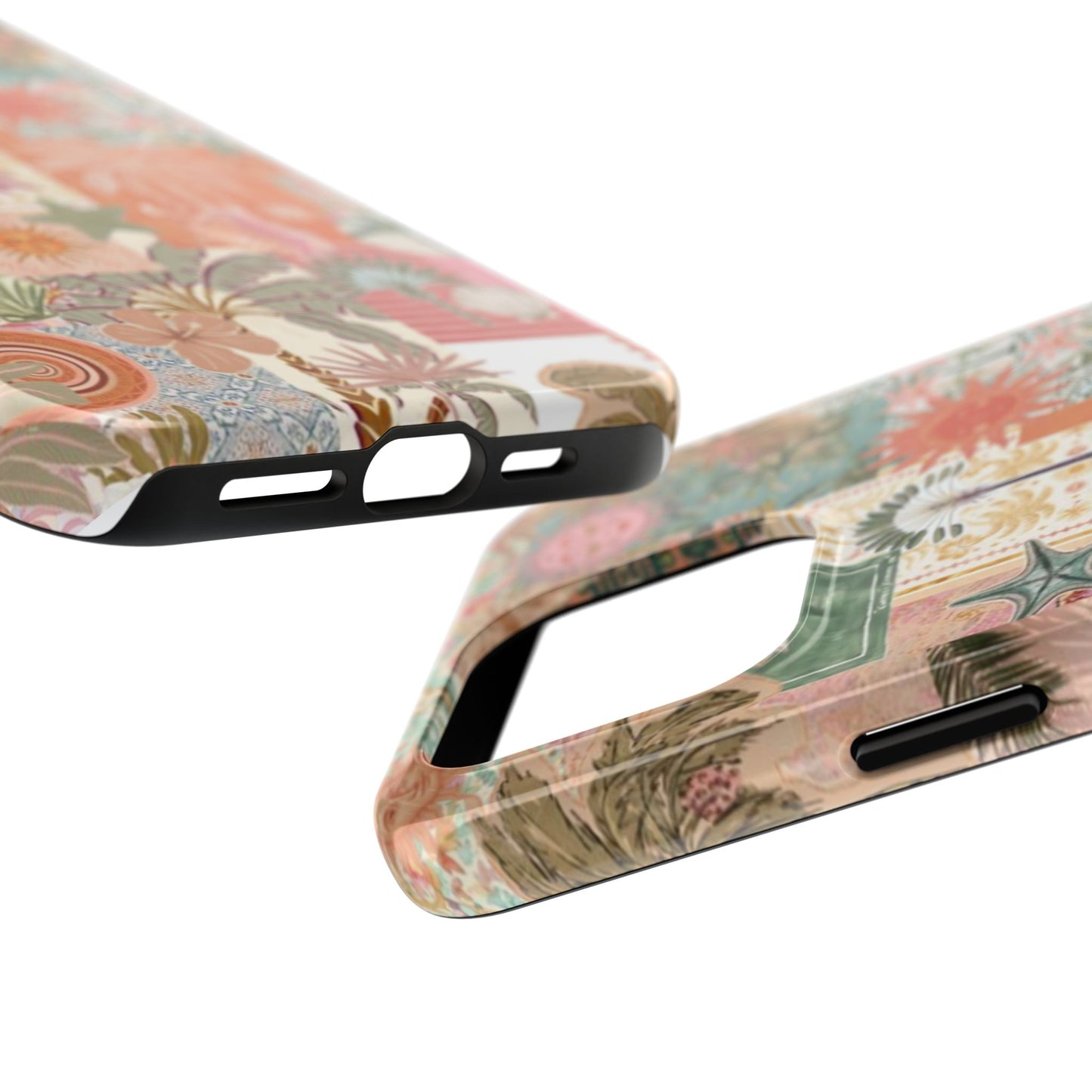 Girls Just Wanna Have Fun! — Tough Phone Case  Retro Tropical Collage iPhone Case