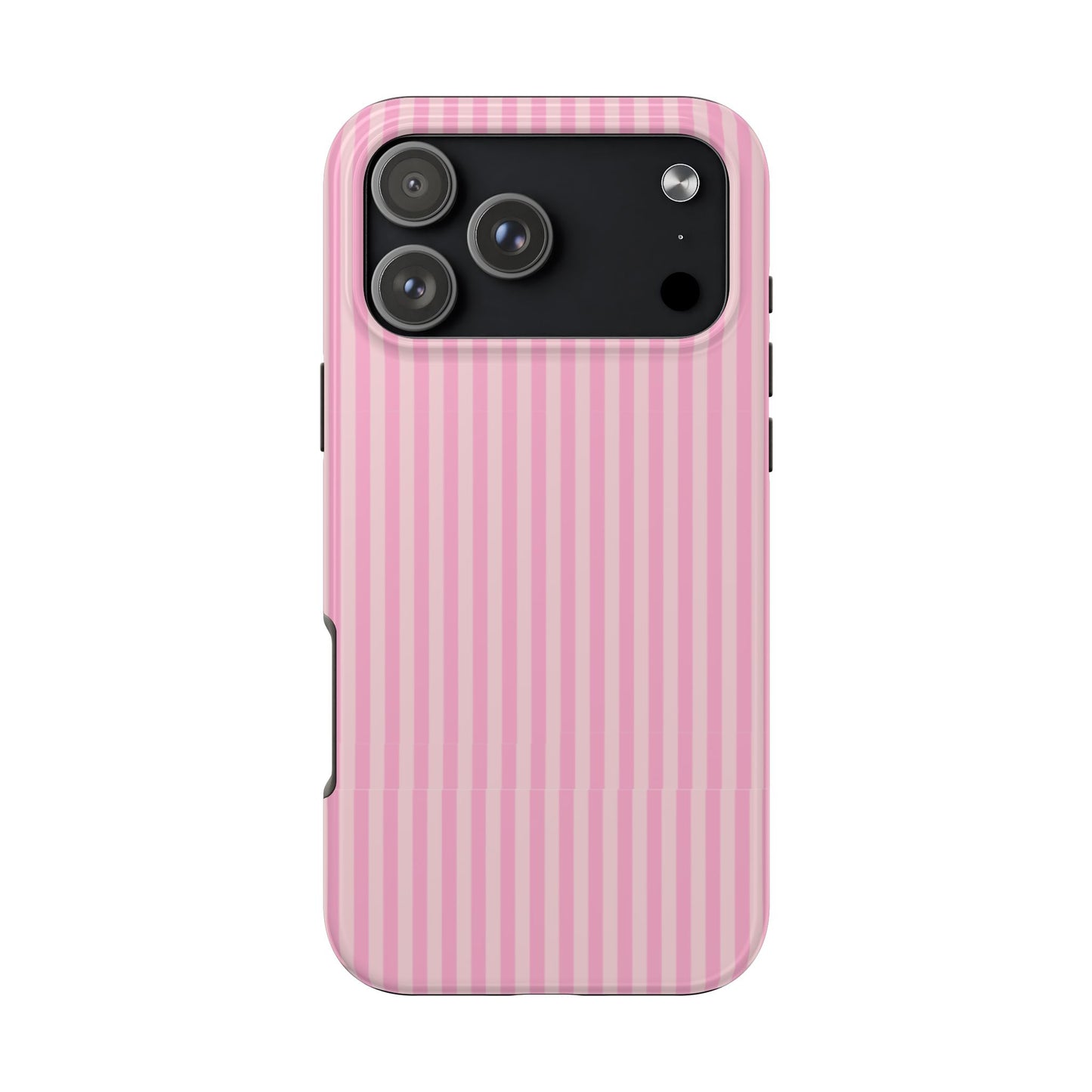 Pretty In Pink  – Pink Vertical Stripe Tough Phone Case