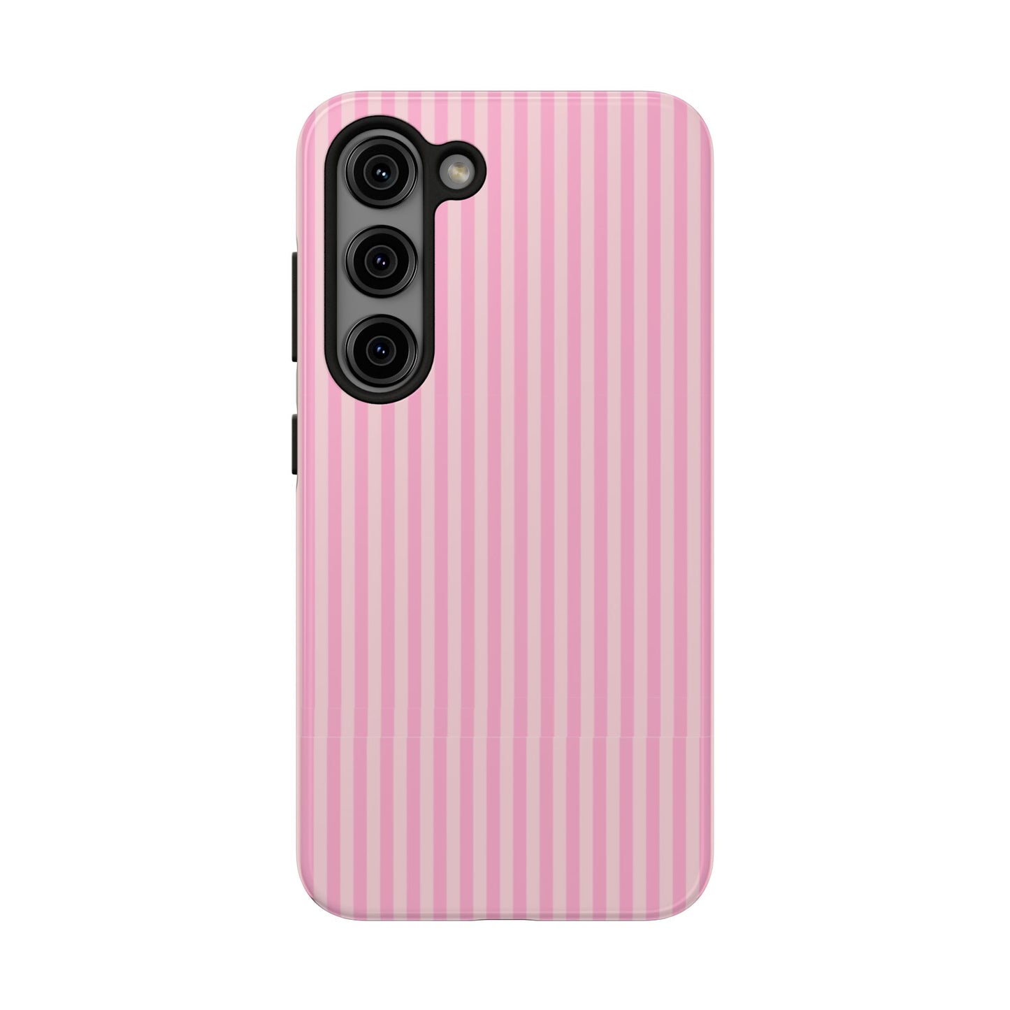 Pretty In Pink  – Pink Vertical Stripe Tough Phone Case