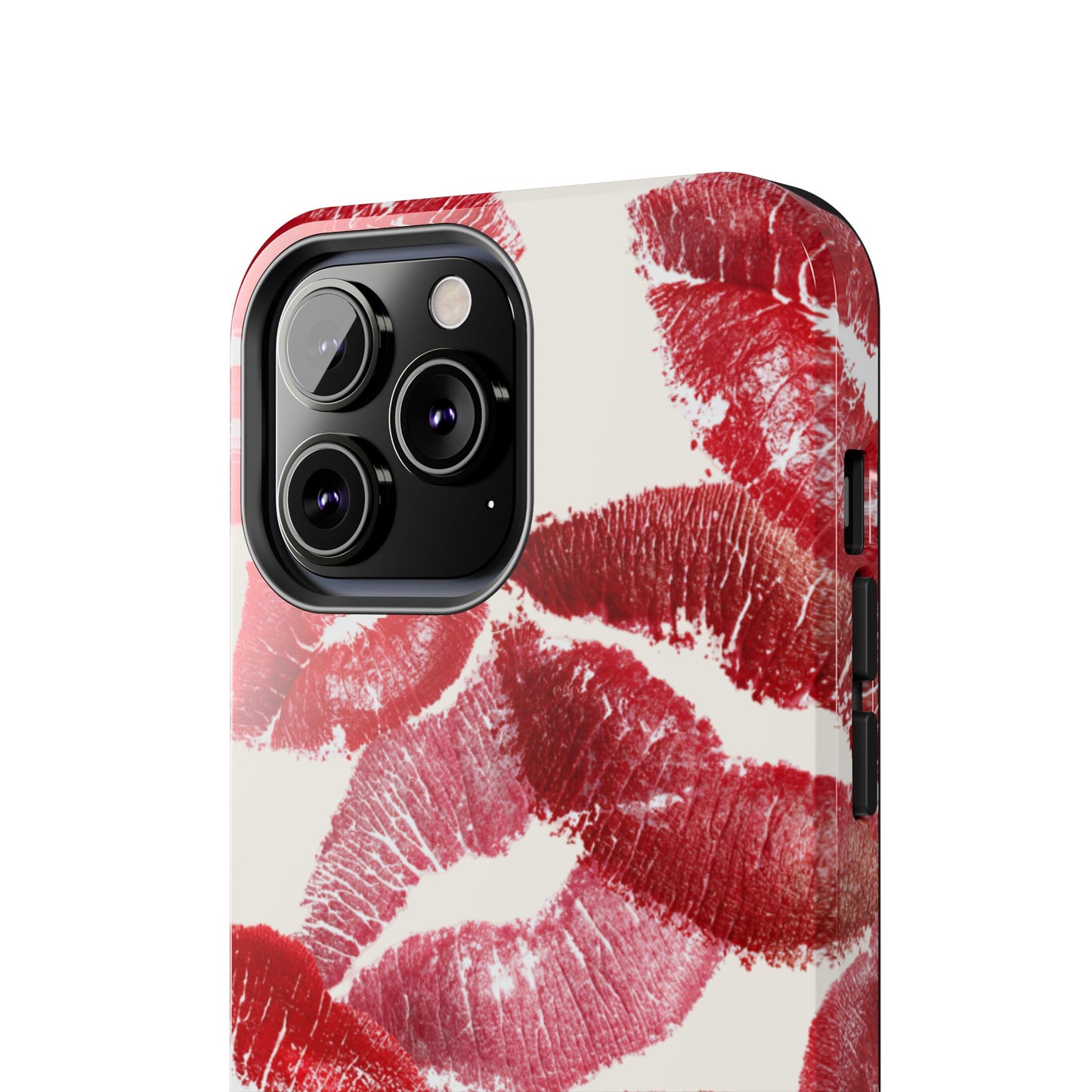 Red Lipstick Kiss Pattern Phone Case | Tough Phone Case