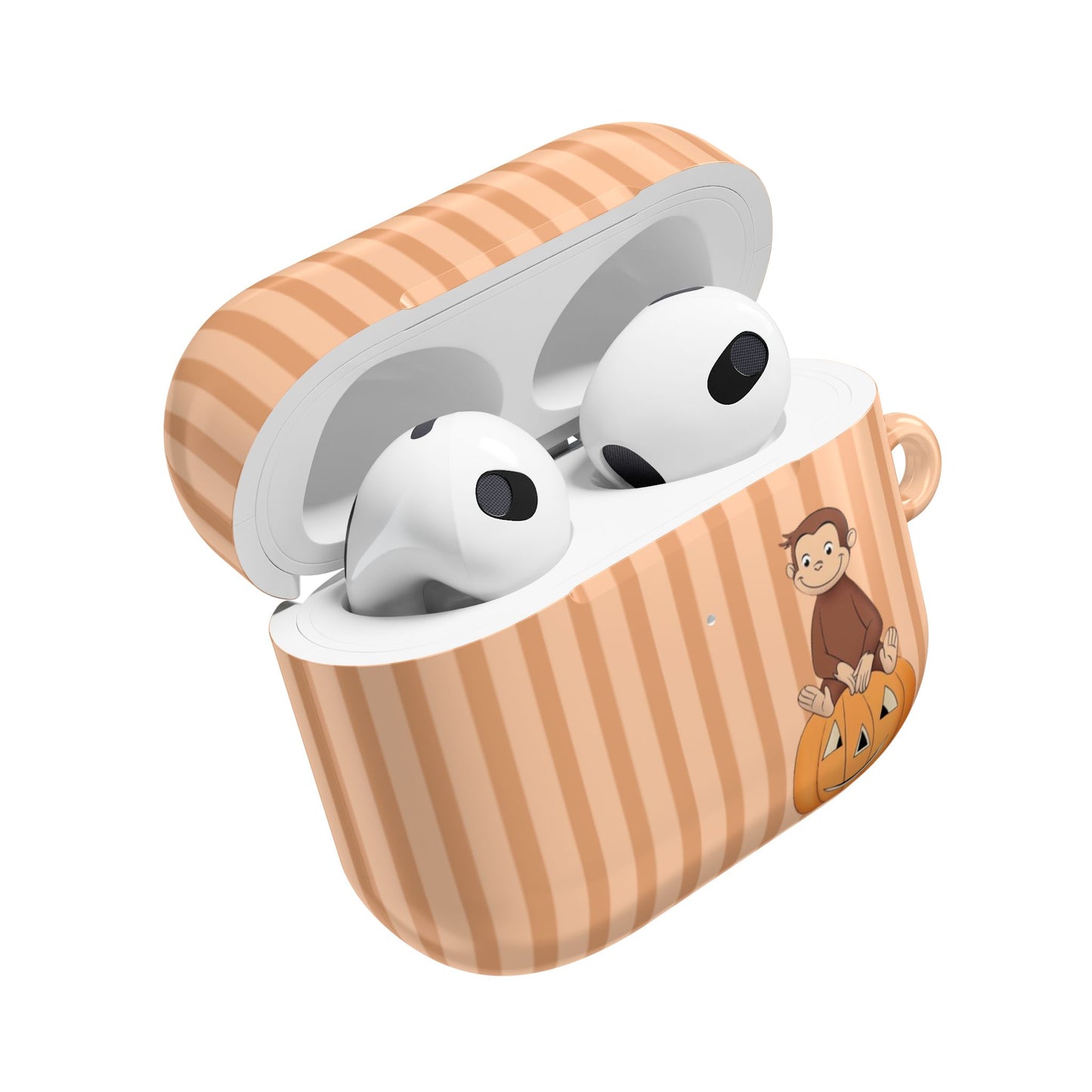 Pumpkin Curious George —  AirPods Case
