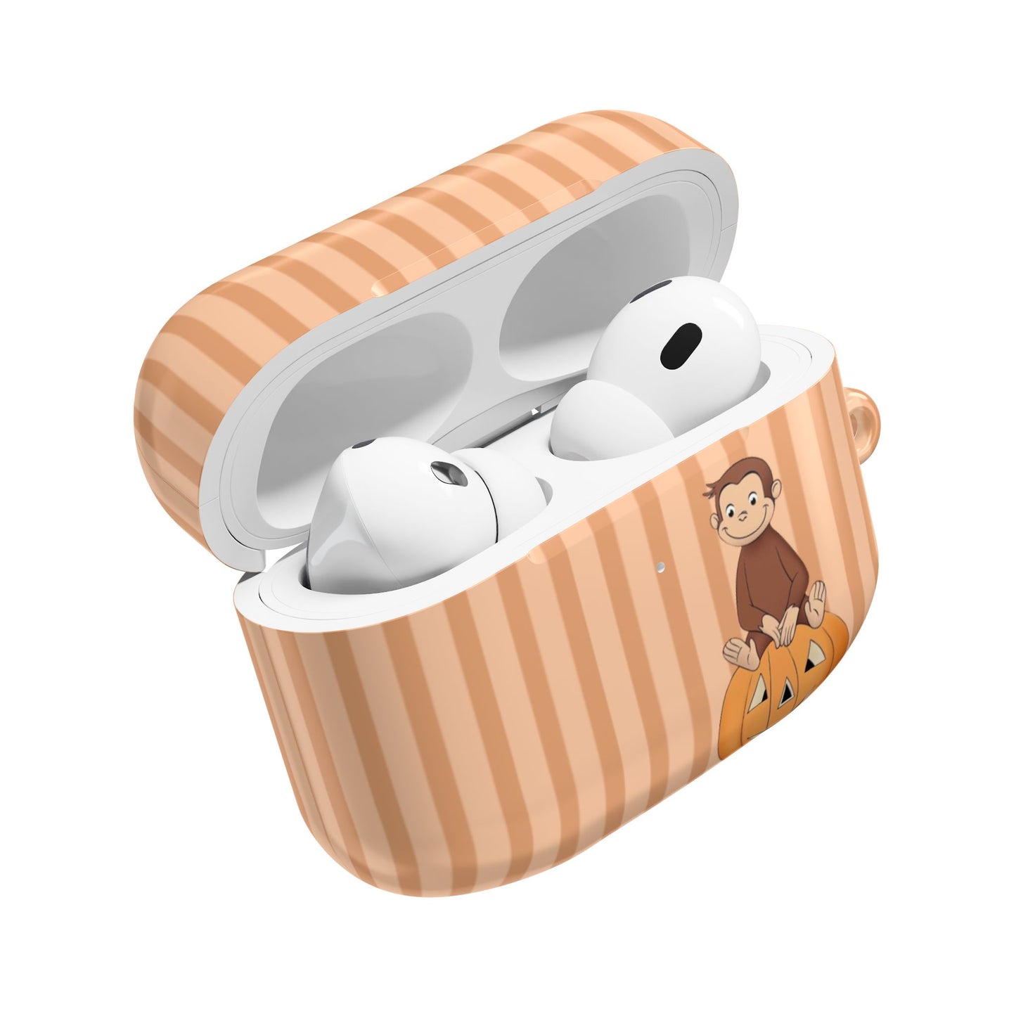Pumpkin Curious George —  AirPods Case