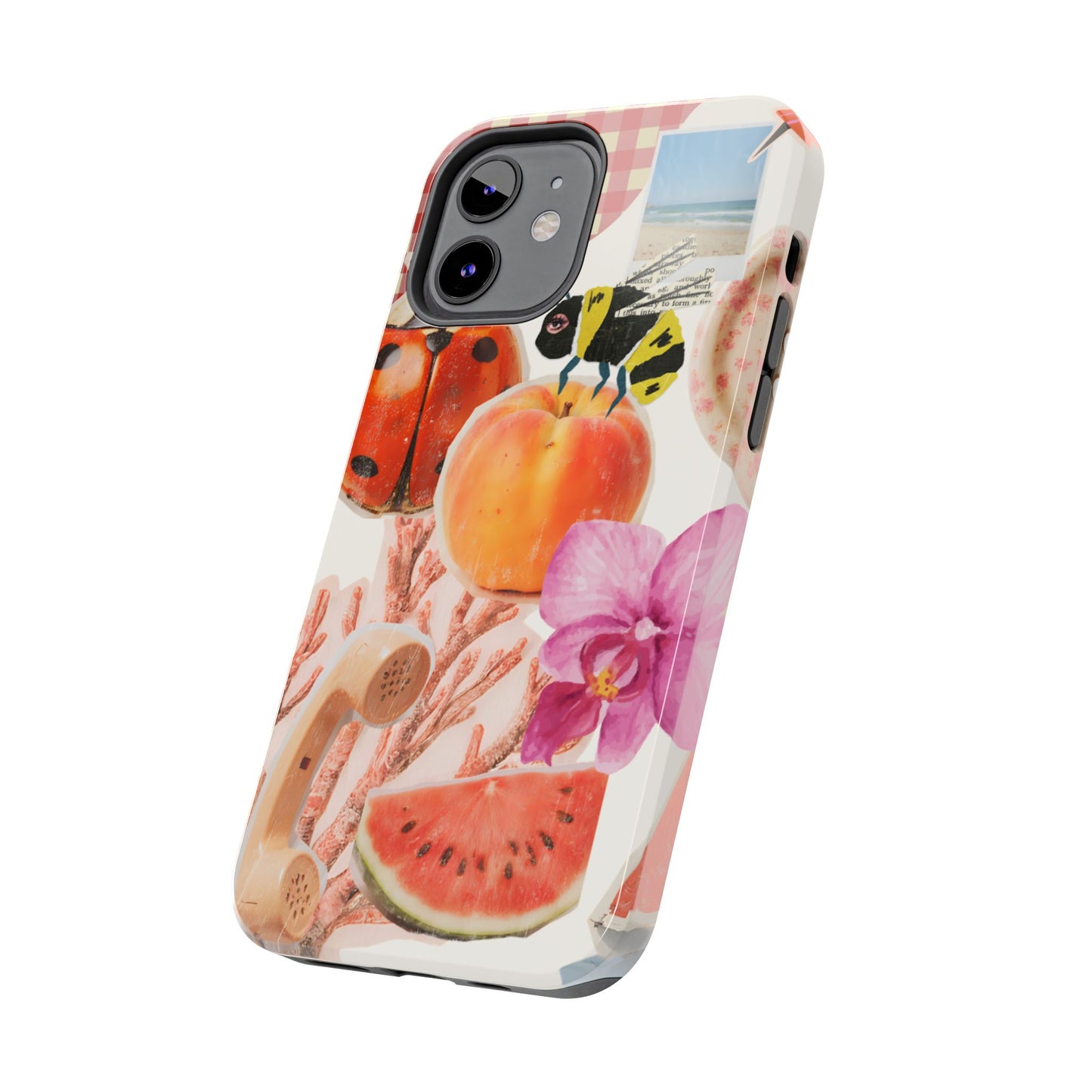 The farmers Market — Floral Fruit Collage Tough Phone Case