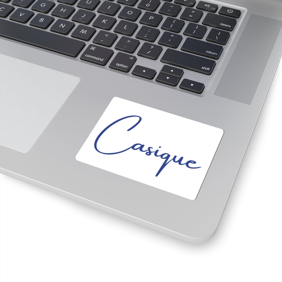 Casique — Script Kiss-Cut Sticker —