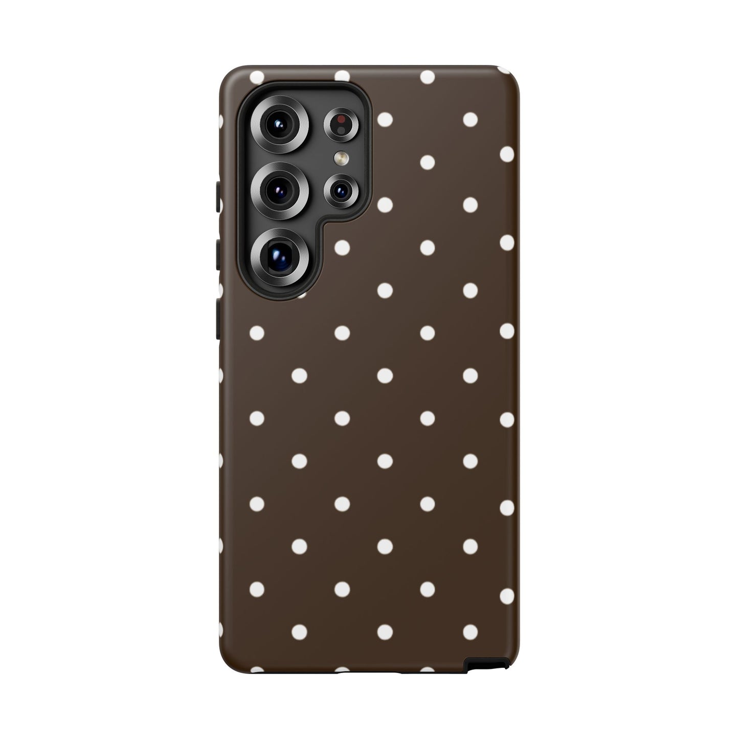 Cacao Polka Dot  — Phone Case Tough Case
