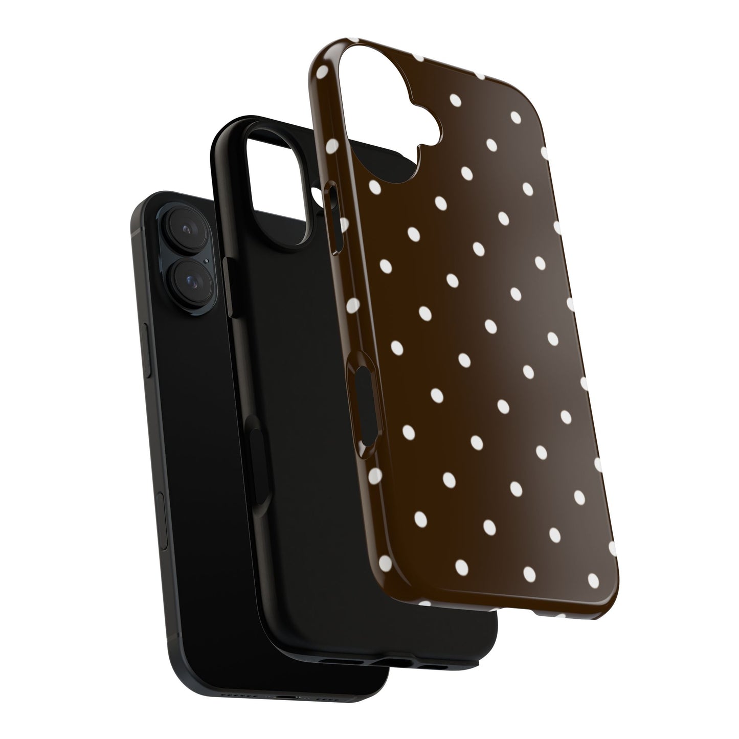 Cacao Polka Dot  — Phone Case Tough Case