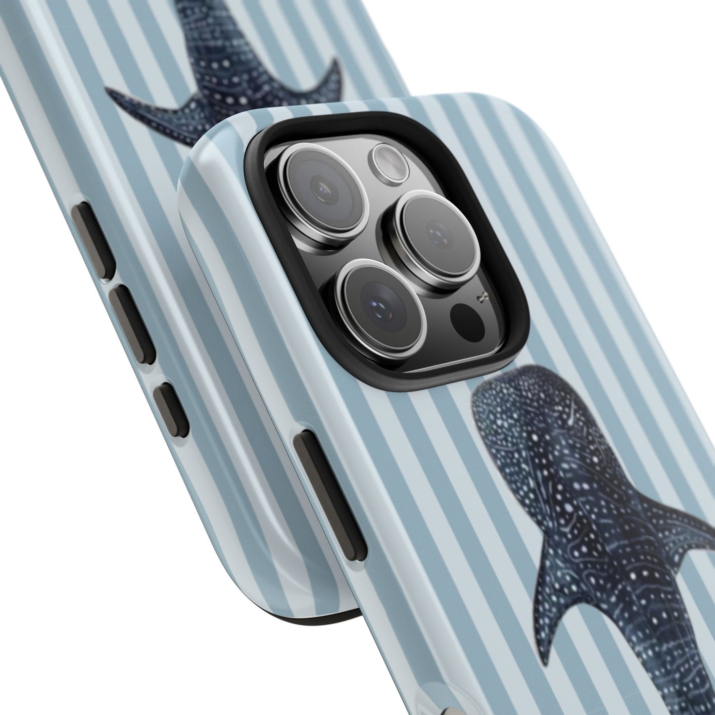Deep Sea  — Blue Striped Tough Protective Cover