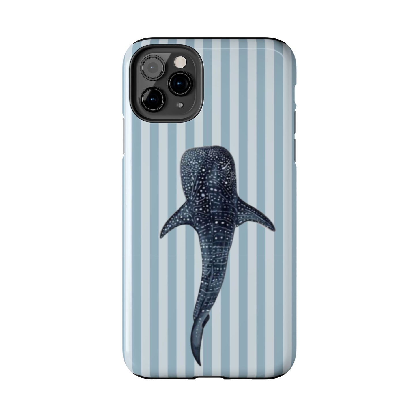 Deep Sea  — Blue Striped Tough Protective Cover