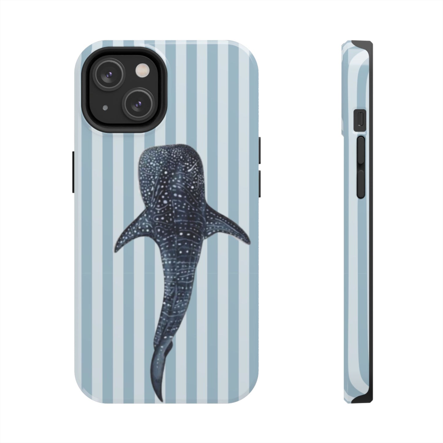 Deep Sea  — Blue Striped Tough Protective Cover