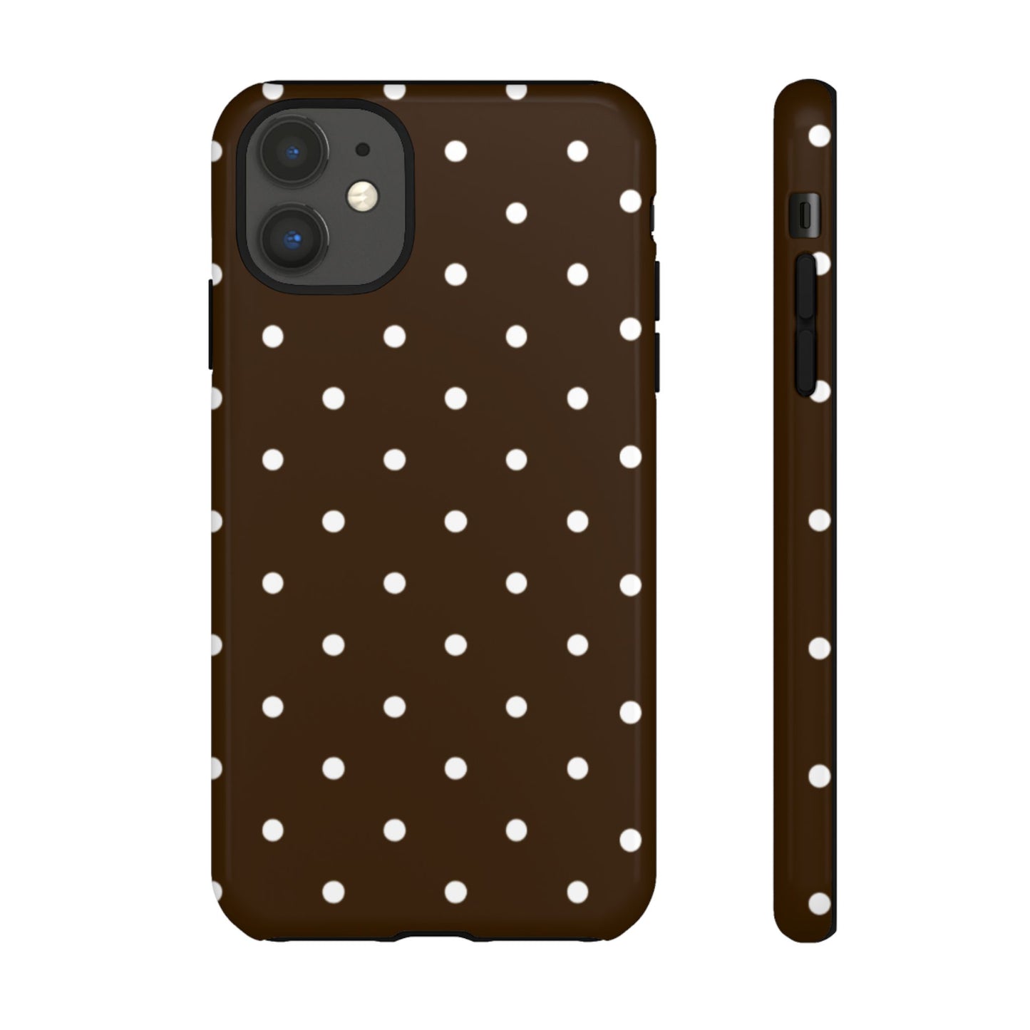Cacao Polka Dot  — Phone Case Tough Case