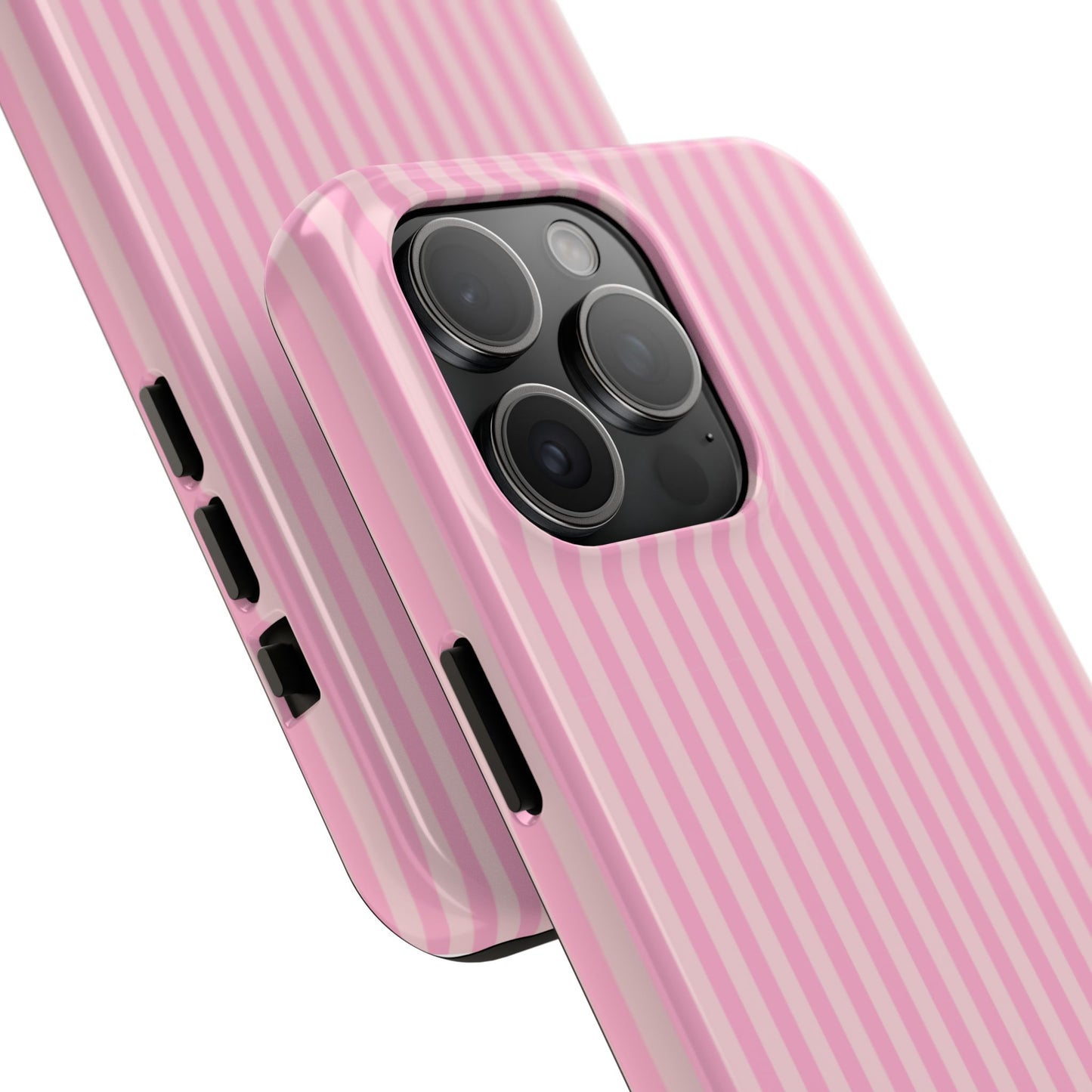 Pretty In Pink  – Pink Vertical Stripe Tough Phone Case