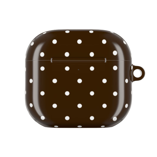 Cacao Polka Dot  – AirPod Case
