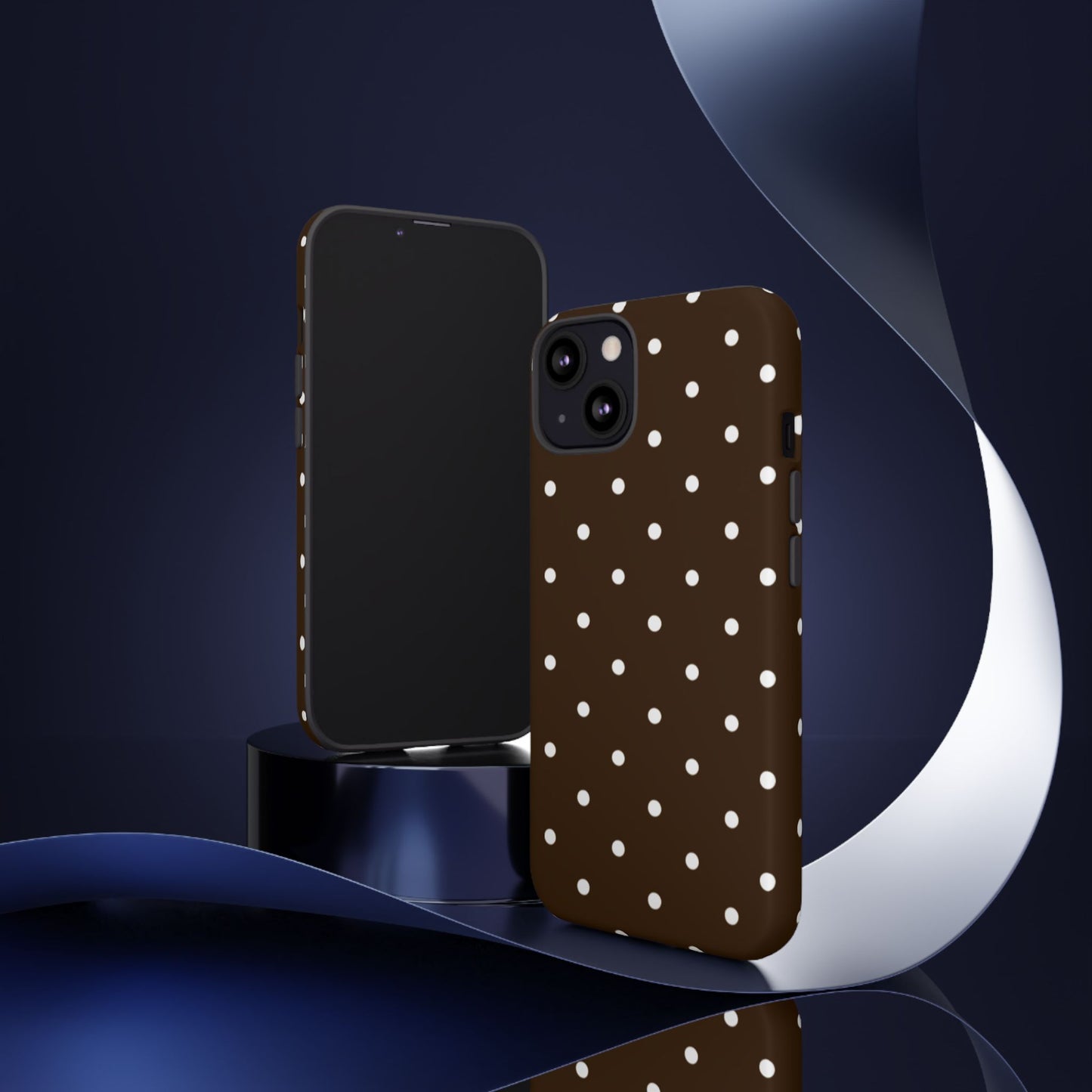 Cacao Polka Dot  — Phone Case Tough Case