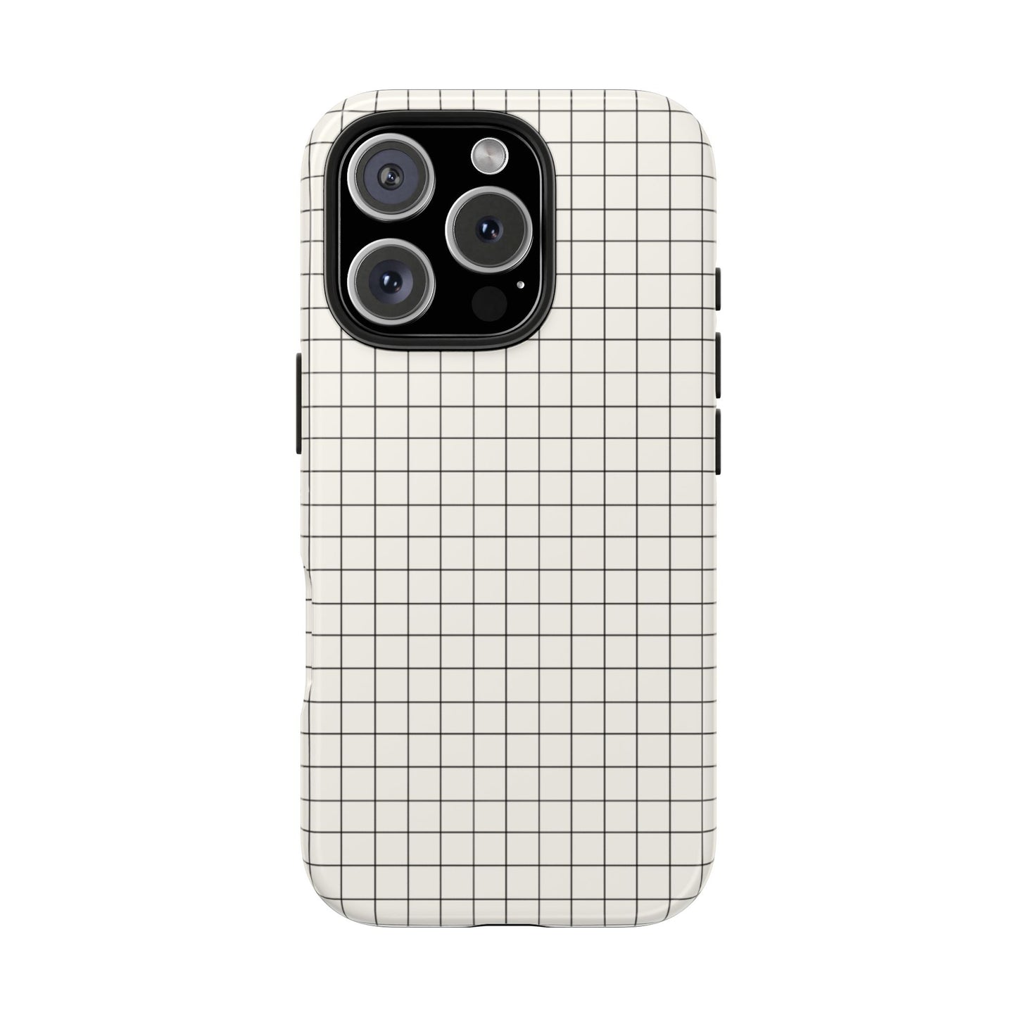 The Architect |Tough Phone Case Minimal Graph Paper Design