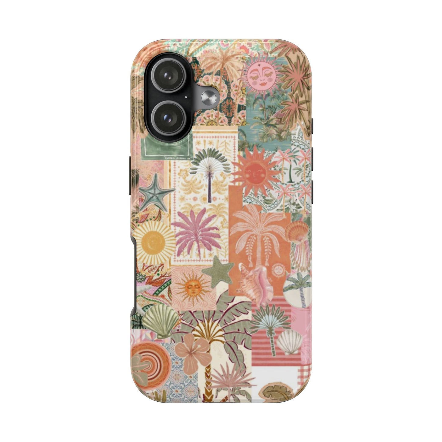 Girls Just Wanna Have Fun! — Tough Phone Case  Retro Tropical Collage iPhone Case