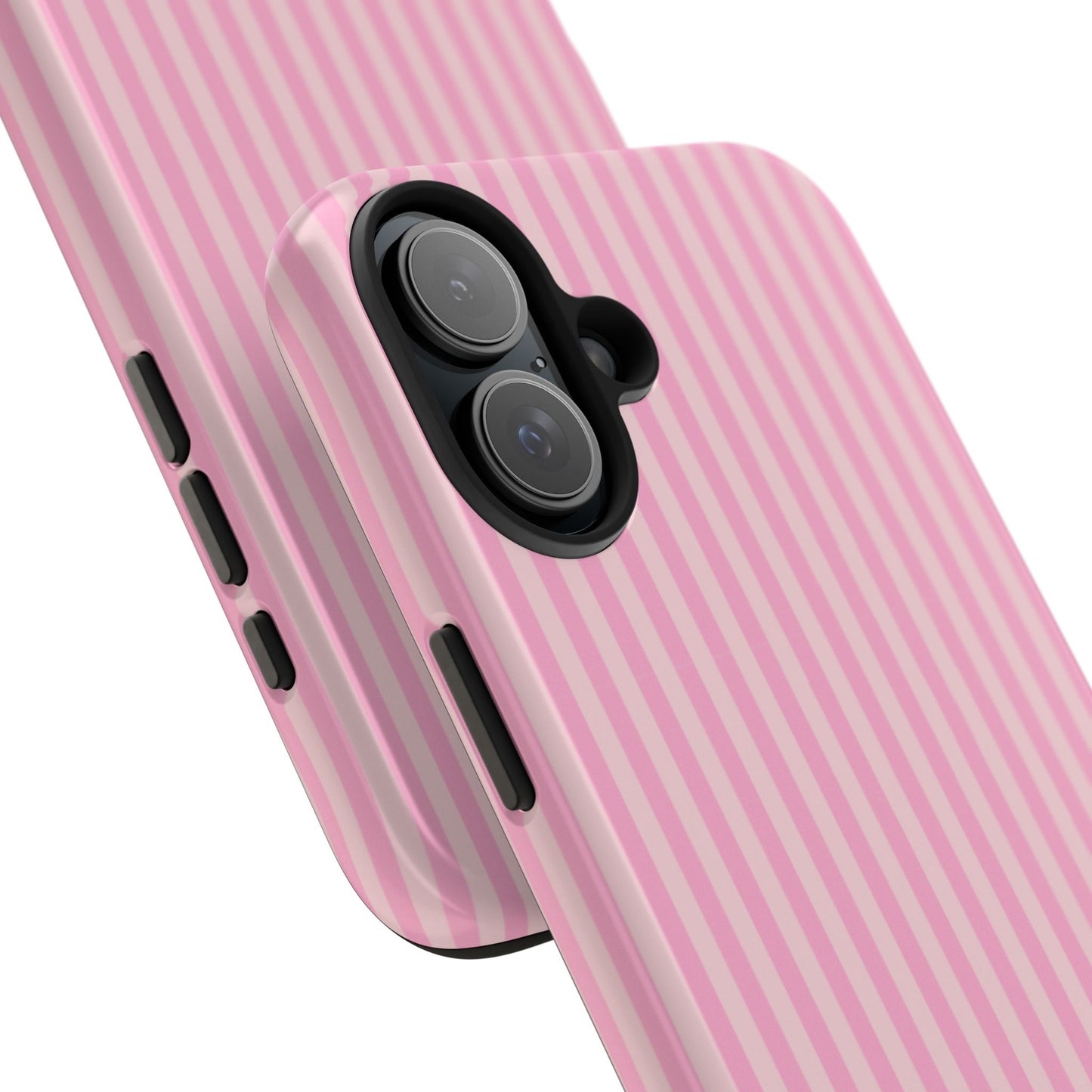 Pretty In Pink  – Pink Vertical Stripe Tough Phone Case
