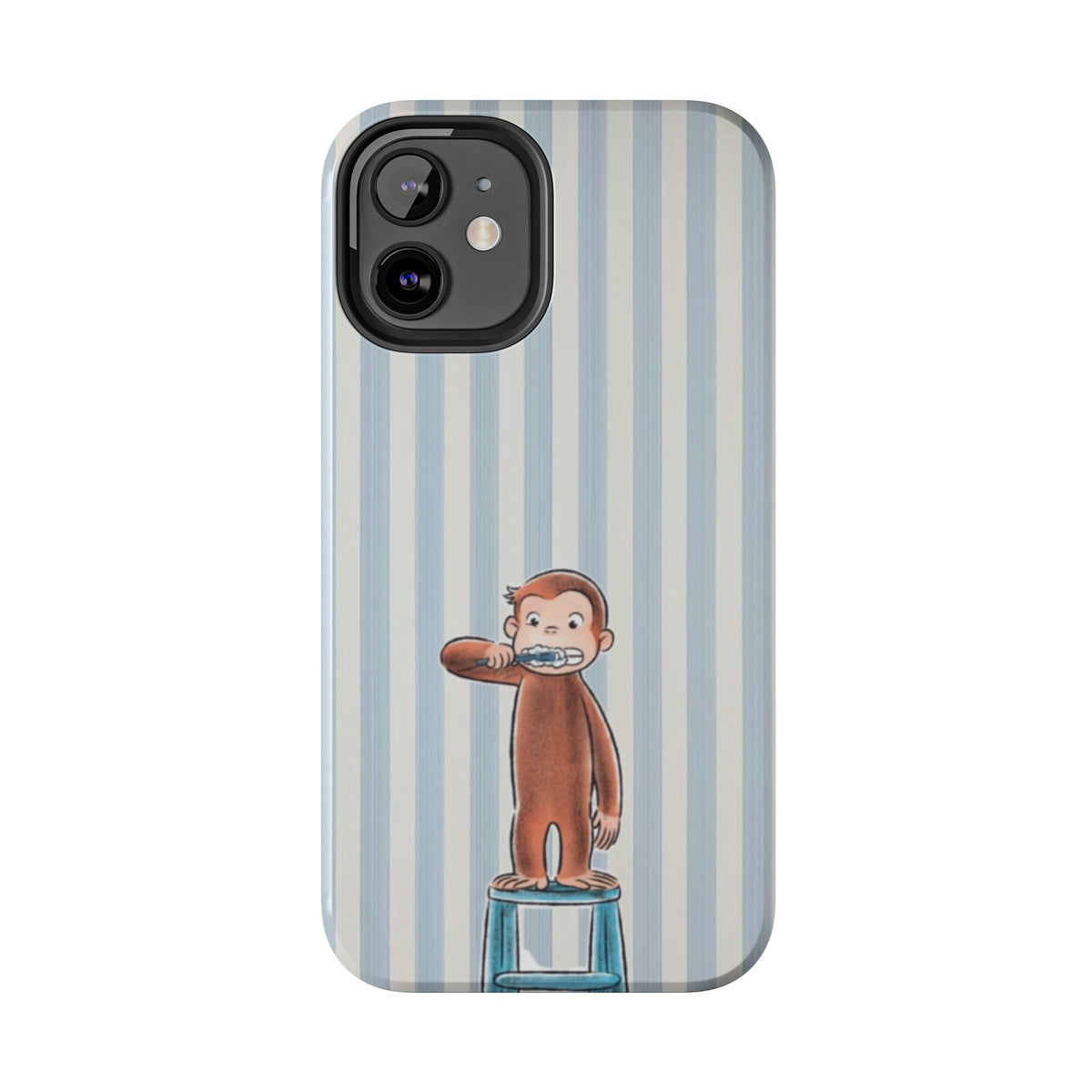 Curious George, Brushing Teeth — Monkey Brushing Tooth Tough Phone Case