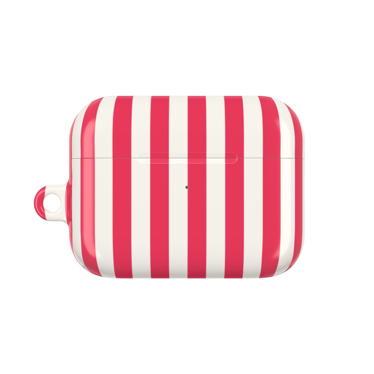 Red and White Stripe AirPod Case |  Stripe Protective Cover