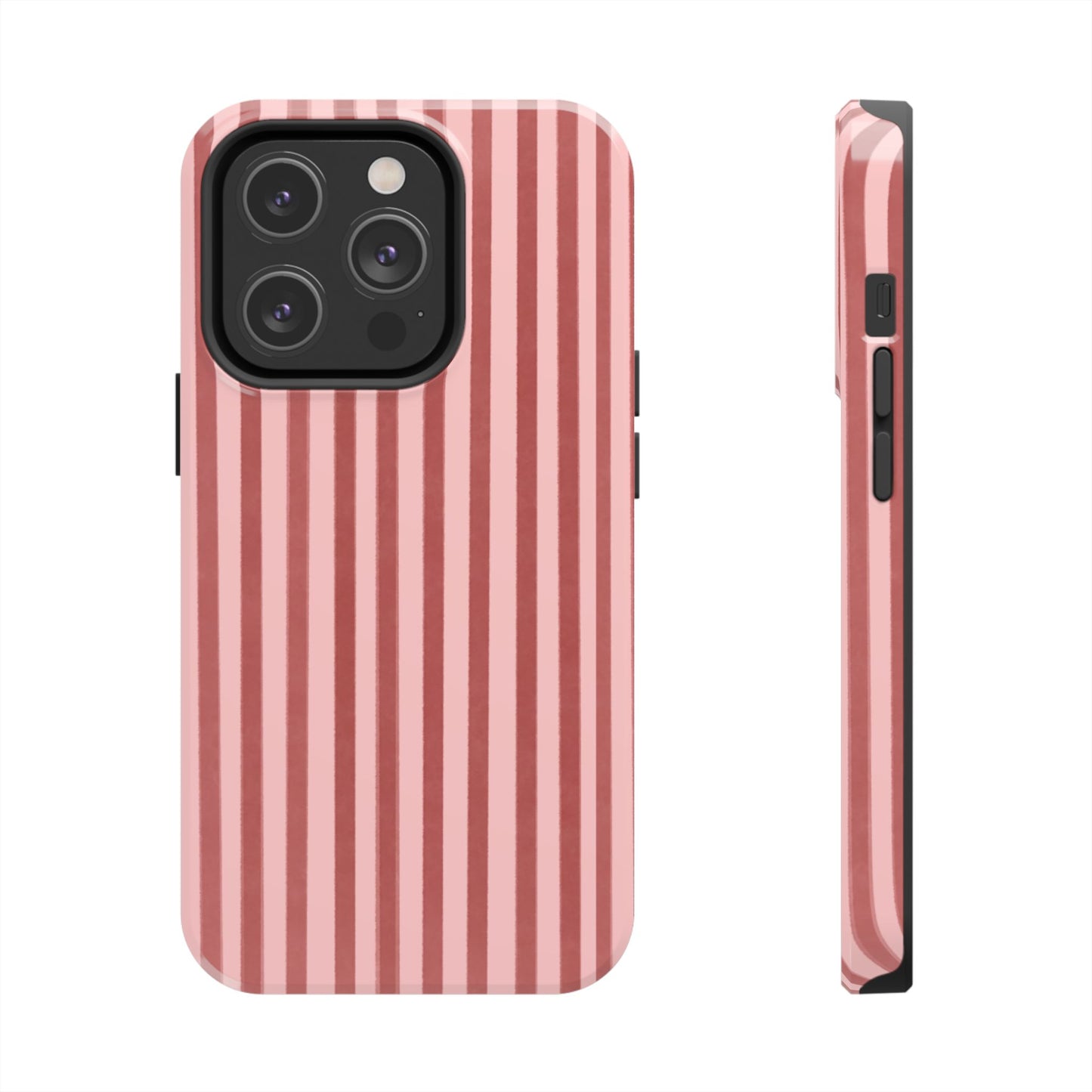 Rose Petals | Vertical Stripes Phone Case Tough Phone Case