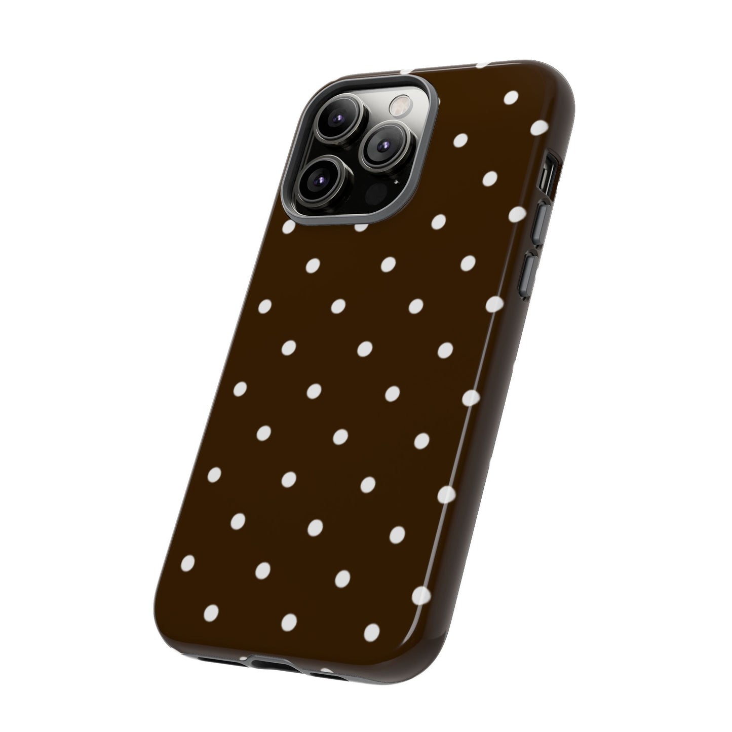 Cacao Polka Dot  — Phone Case Tough Case