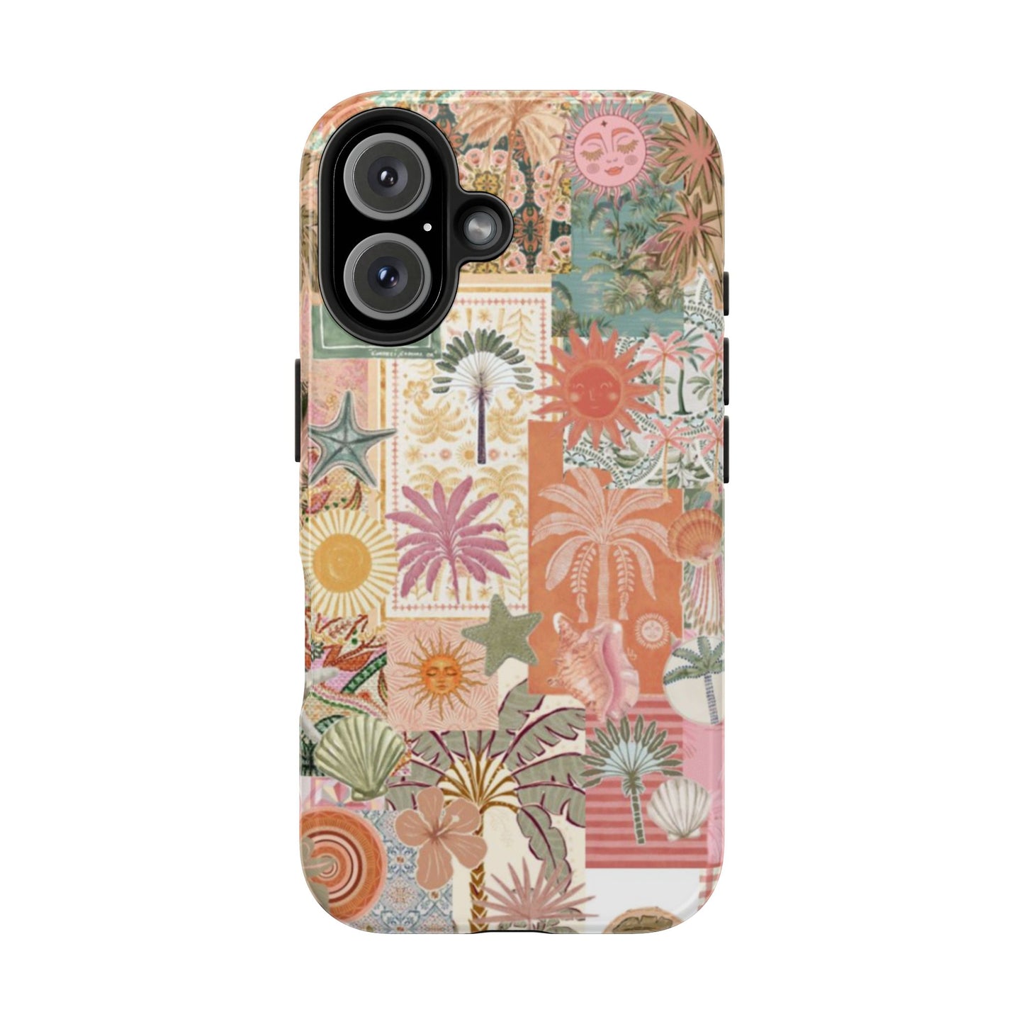 Girls Just Wanna Have Fun! — Tough Phone Case  Retro Tropical Collage iPhone Case