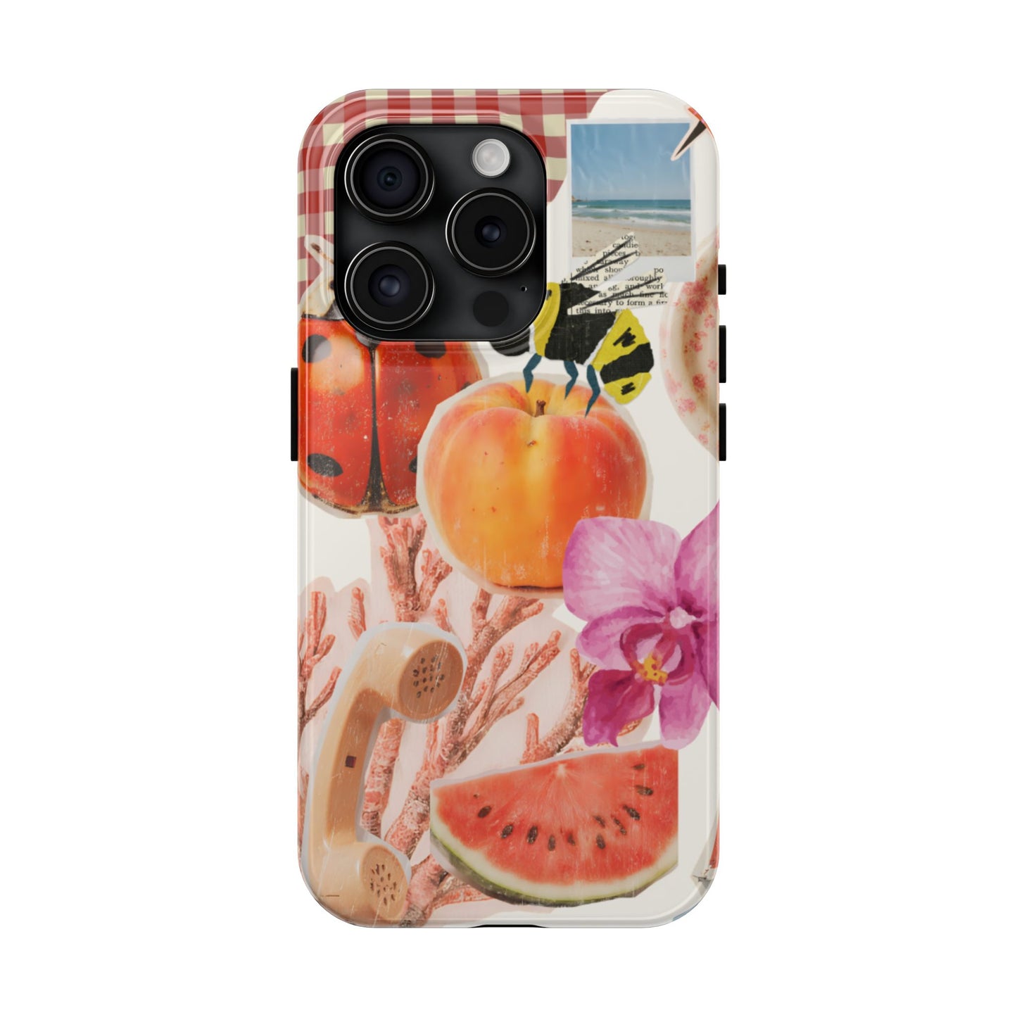 The farmers Market — Floral Fruit Collage Tough Phone Case