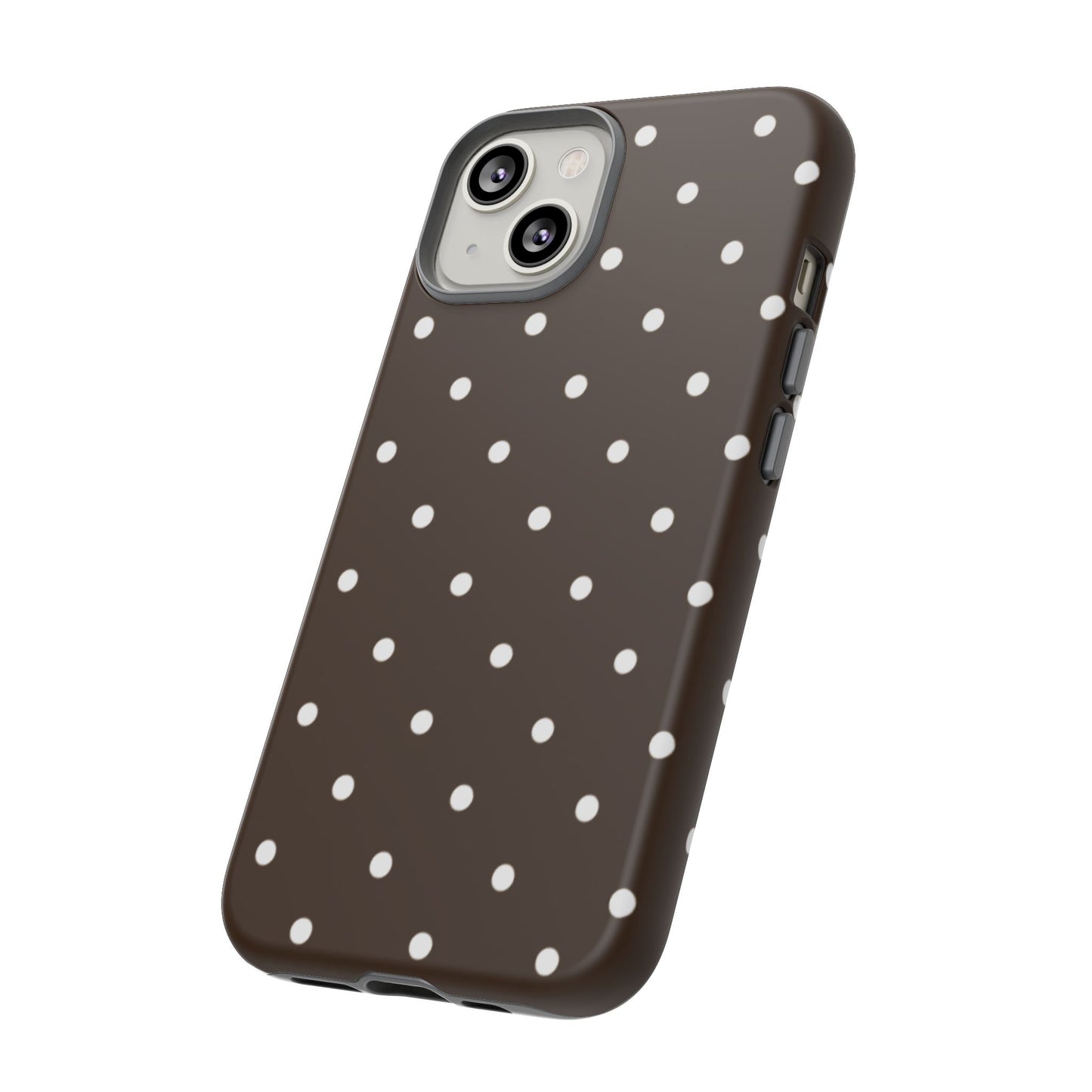 Cacao Polka Dot  — Phone Case Tough Case