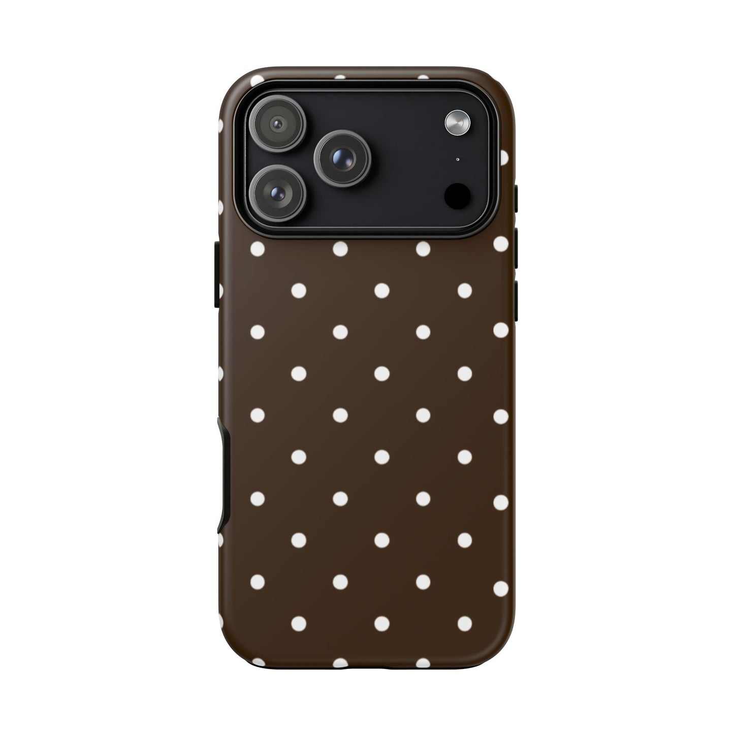 Cacao Polka Dot  — Phone Case Tough Case