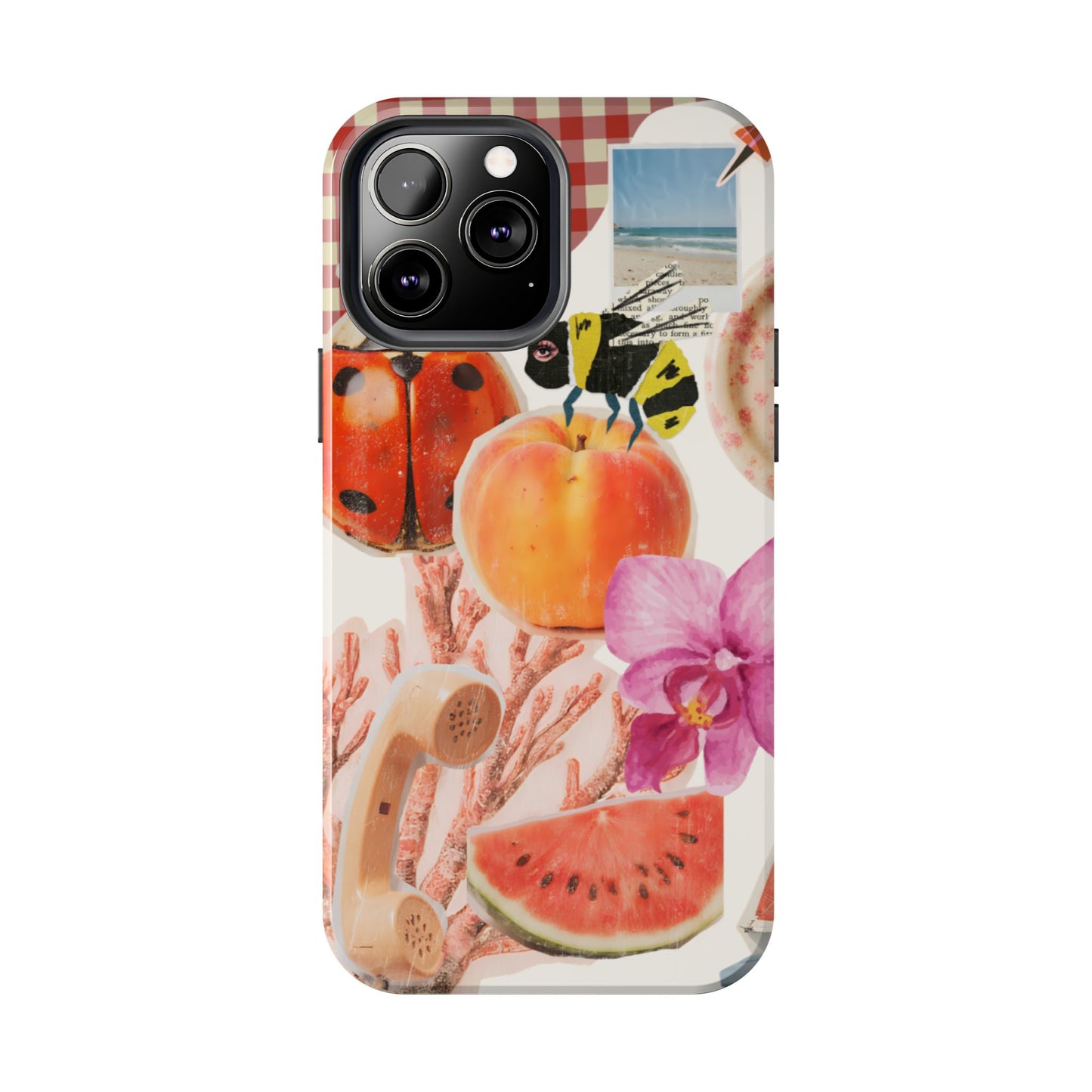 The farmers Market — Floral Fruit Collage Tough Phone Case