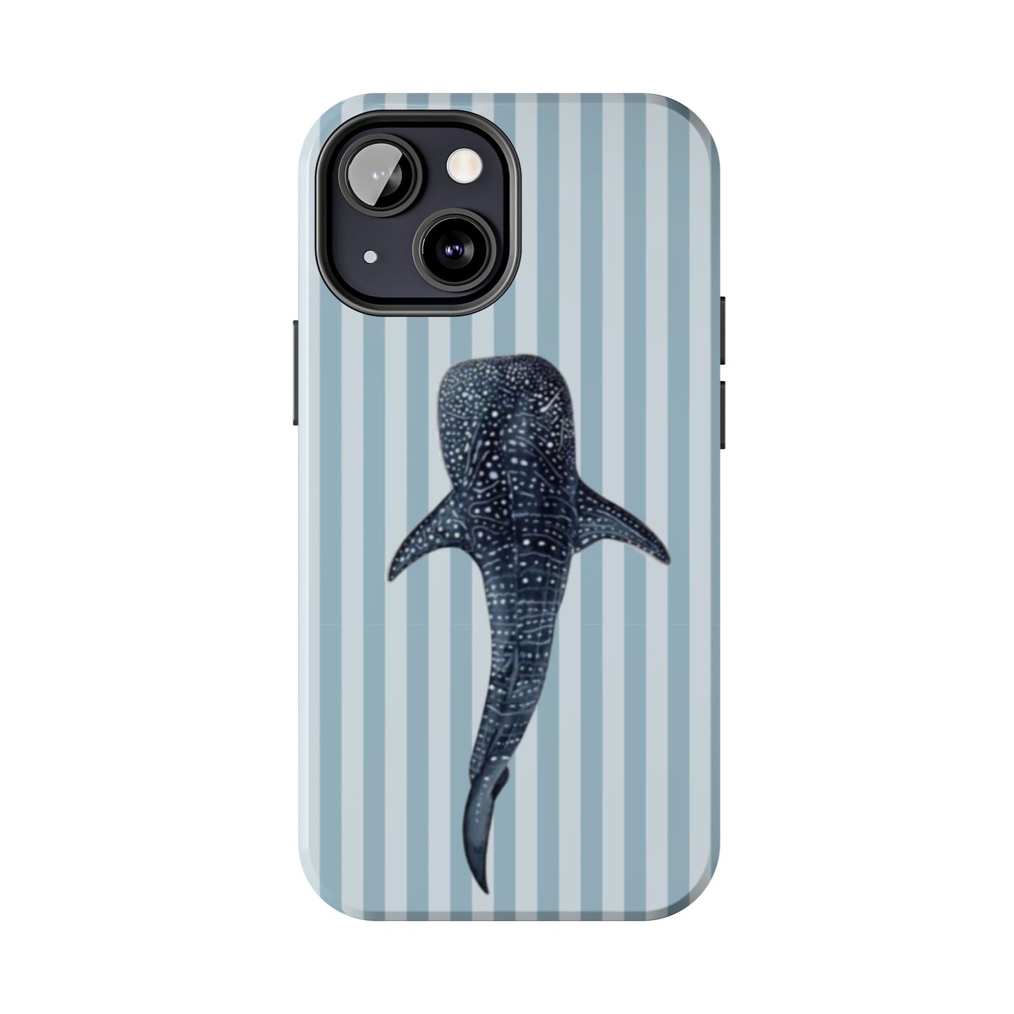 Deep Sea  — Blue Striped Tough Protective Cover