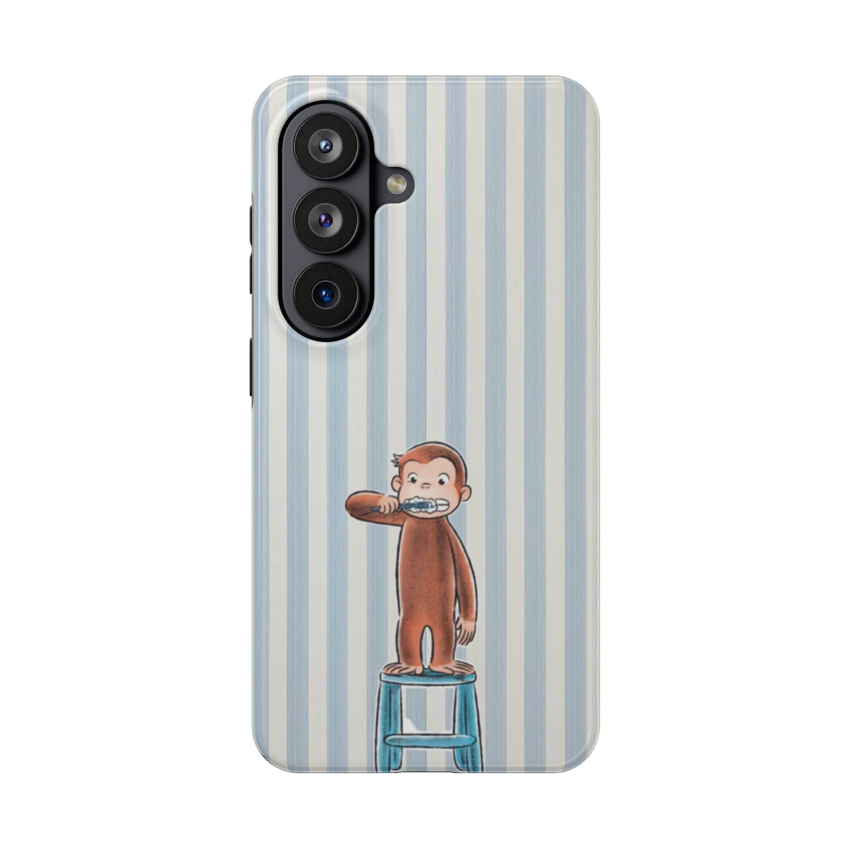 Curious George, Brushing Teeth — Monkey Brushing Tooth Tough Phone Case