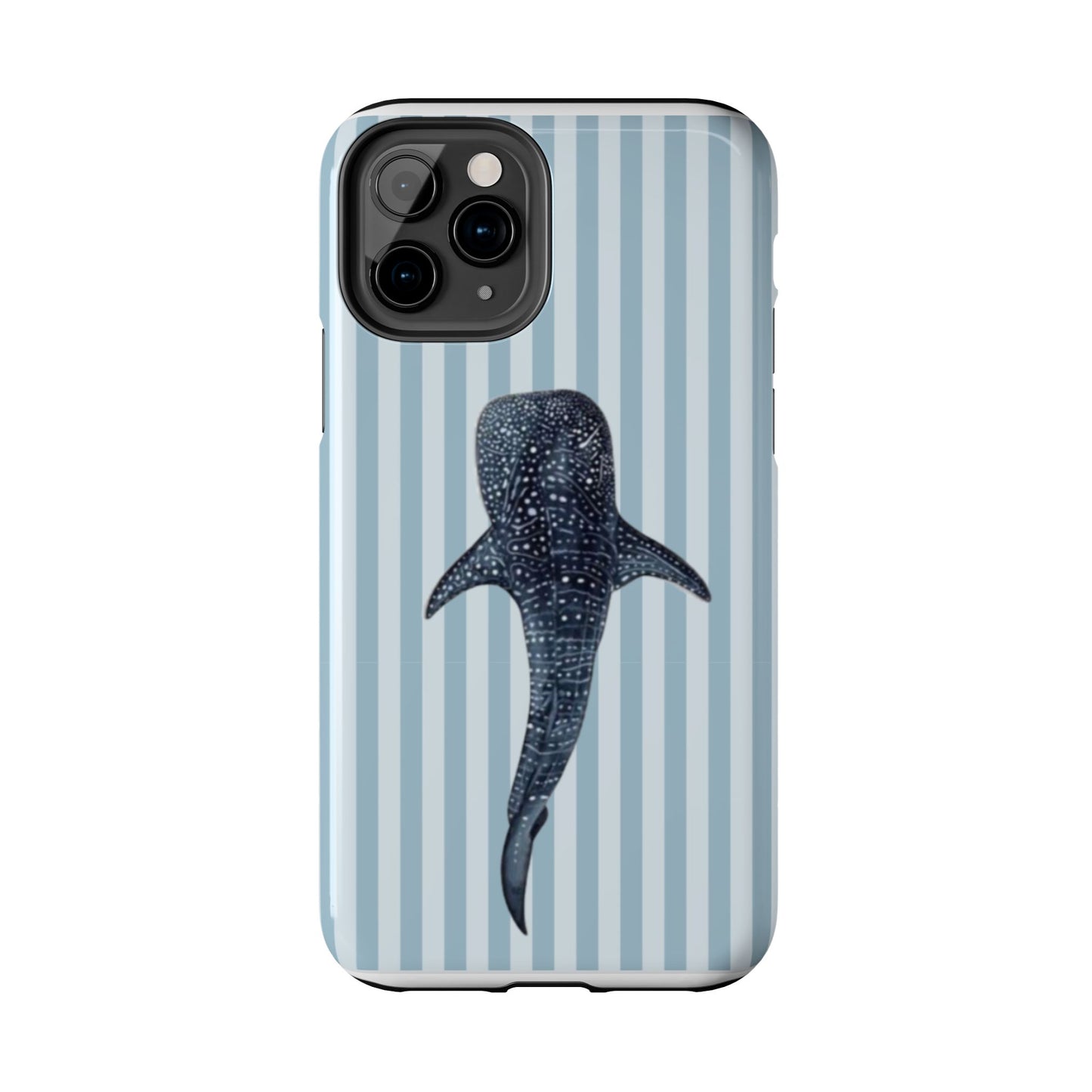 Deep Sea  — Blue Striped Tough Protective Cover