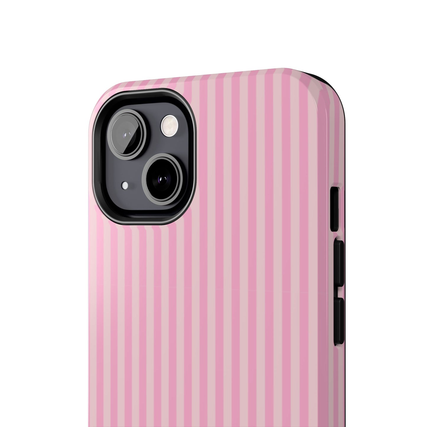 Pretty In Pink  – Pink Vertical Stripe Tough Phone Case