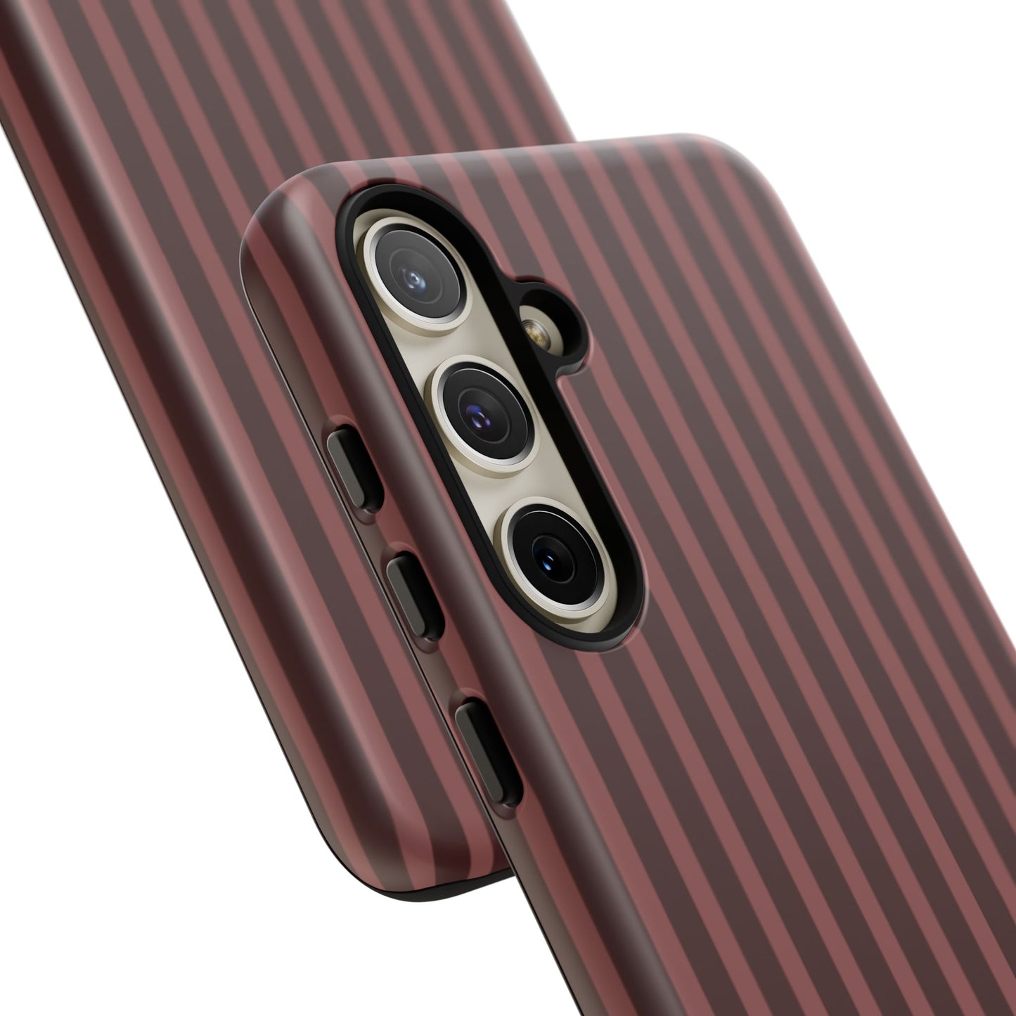 Striped Double Burgundy  — Tough Phone Case