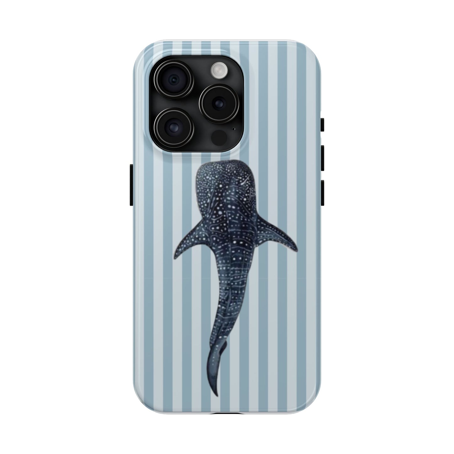 Deep Sea  — Blue Striped Tough Protective Cover