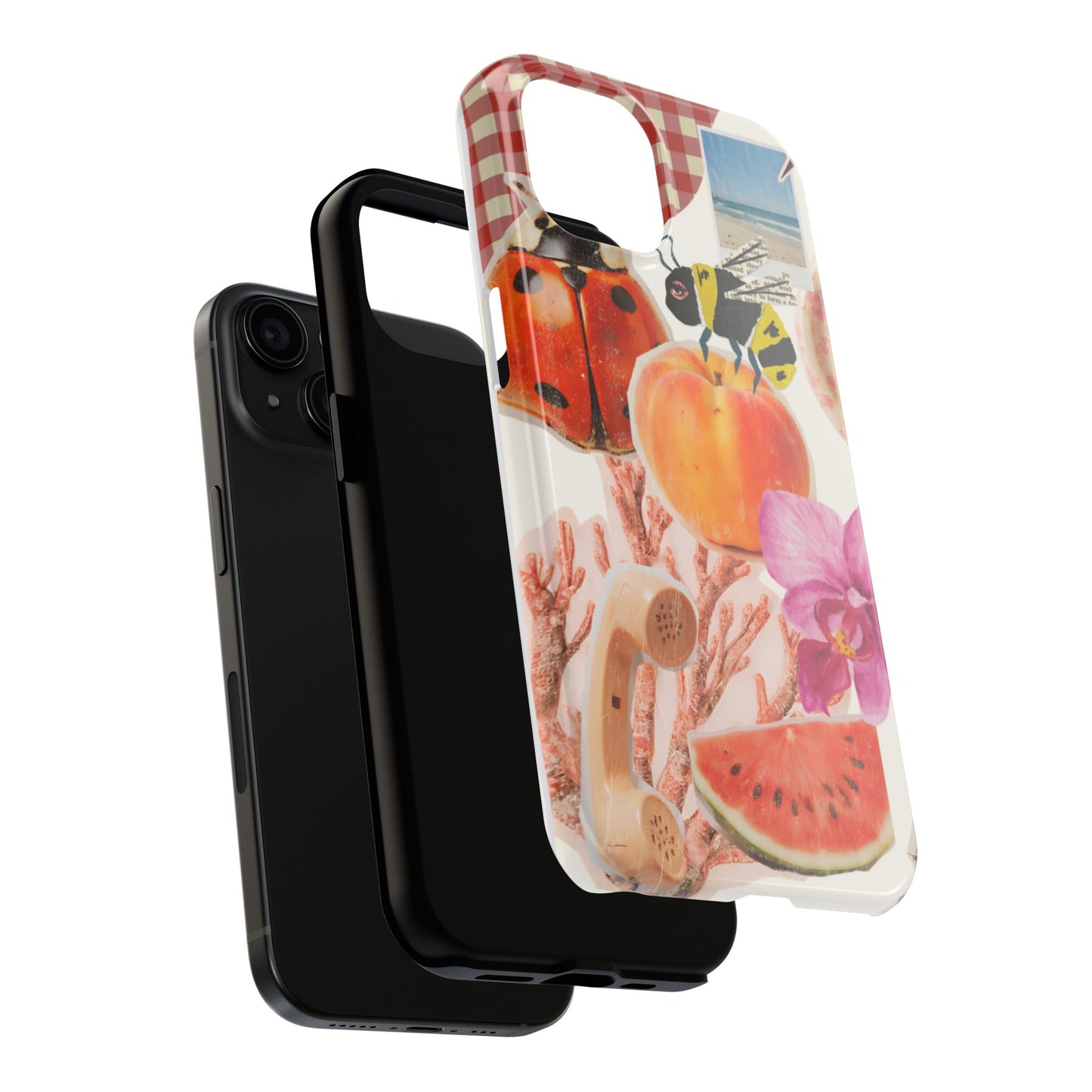 The farmers Market — Floral Fruit Collage Tough Phone Case