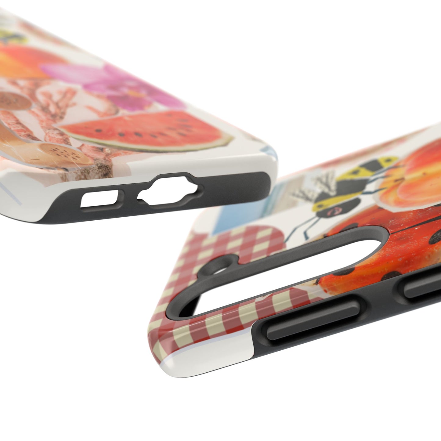 The farmers Market — Floral Fruit Collage Tough Phone Case